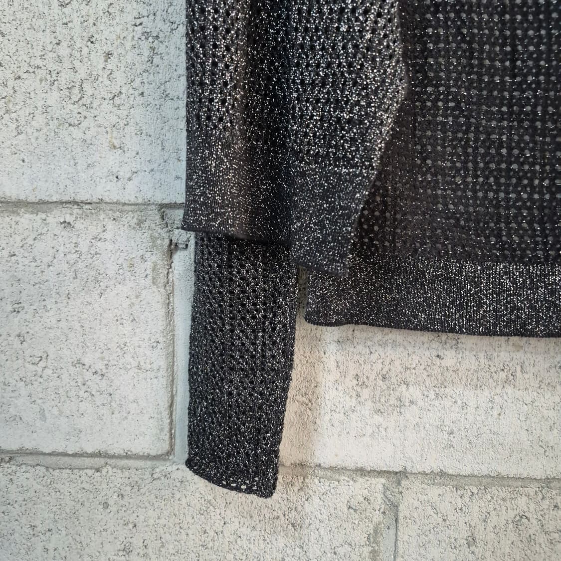 쟈딕앤볼테르 다프네 메탈릭 오픈 프런트 가디건 상품이미지3