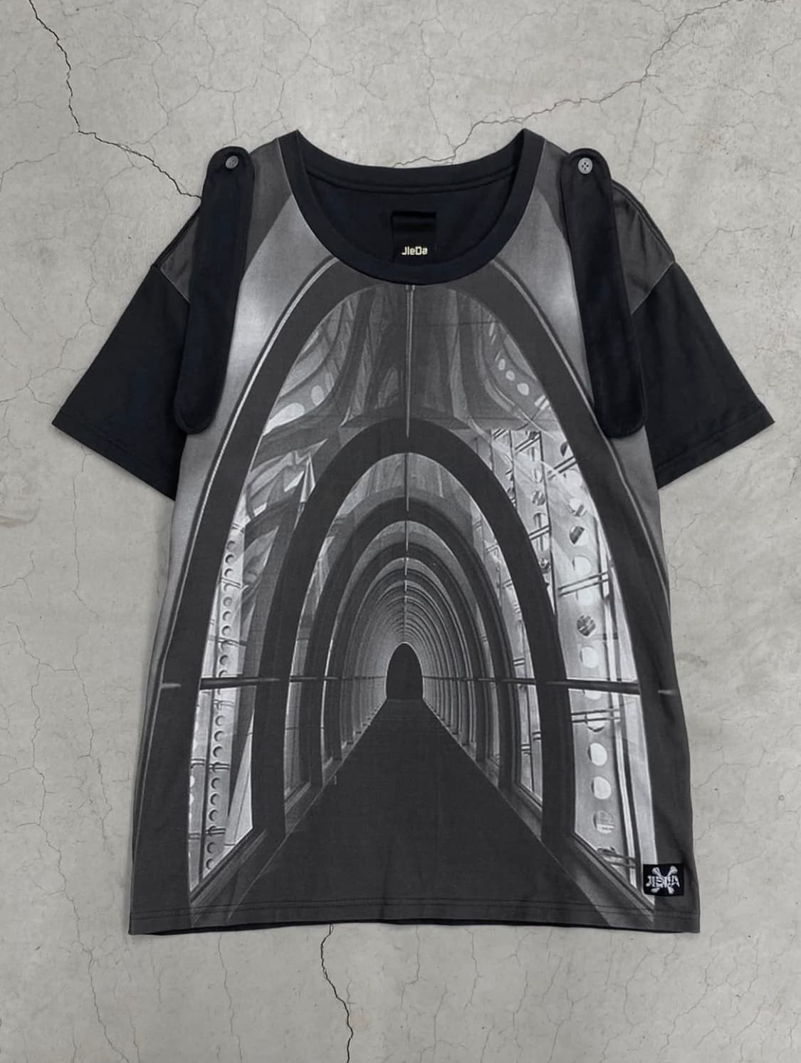 Jieda shoulder strap t shirt 상품이미지2