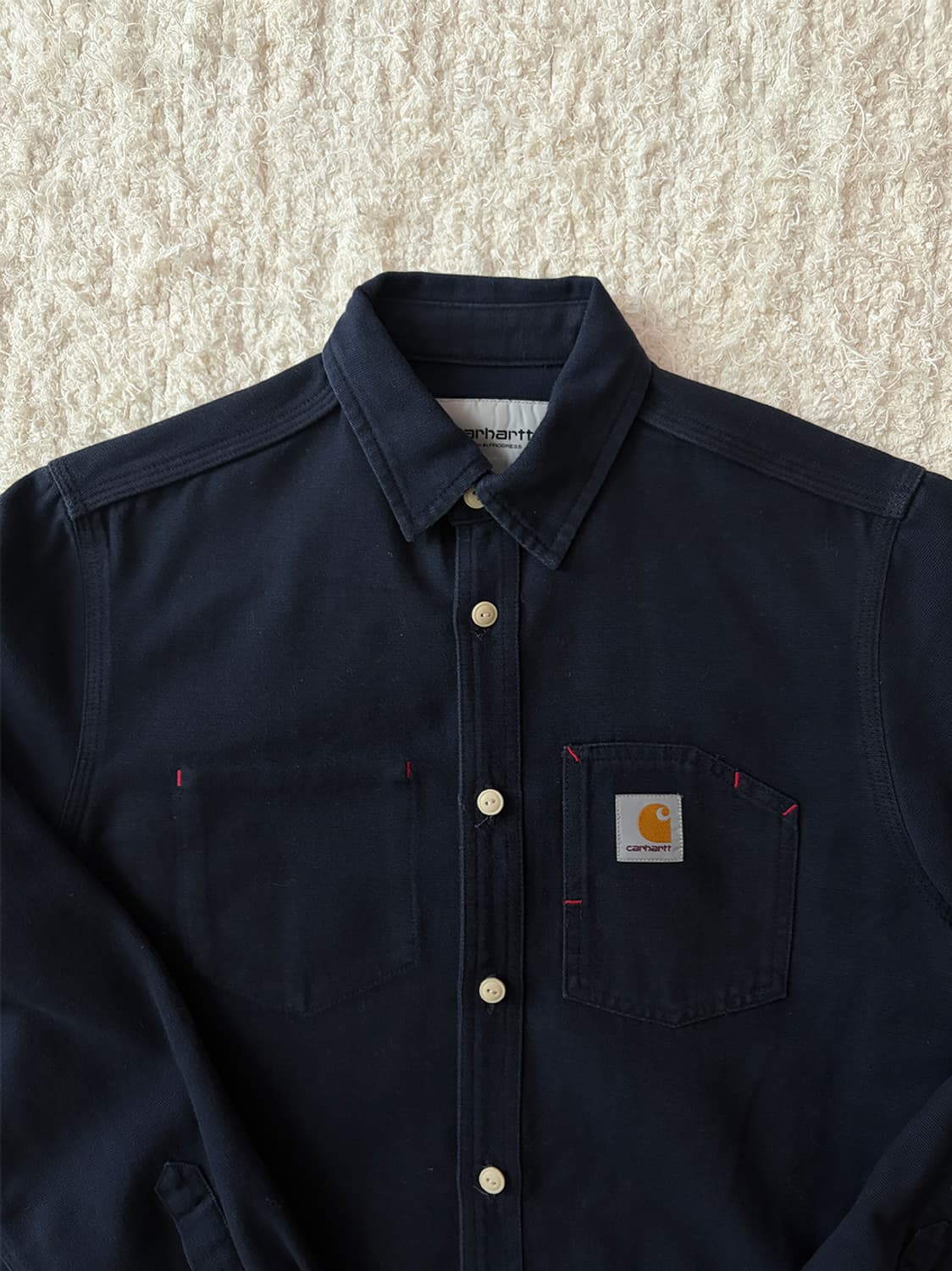 칼하트 네이비 셔츠 상품이미지3