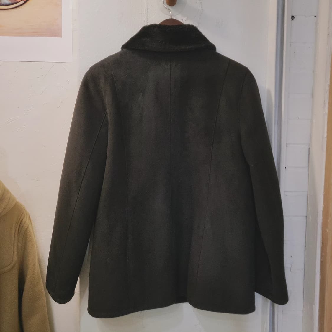 Protagonist 파인울 블랙 무스탕(Italy fabric) 상품이미지6