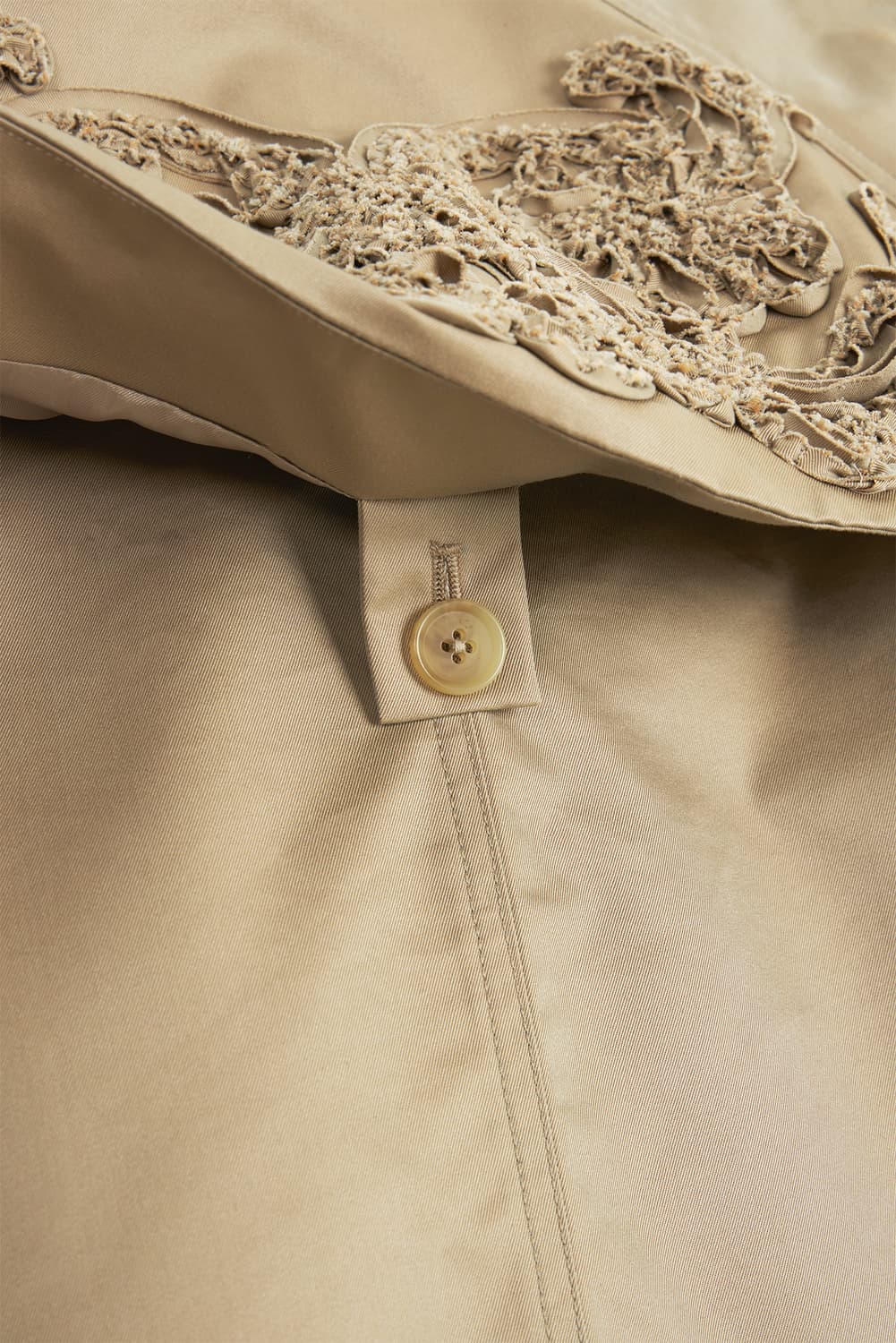 새상품 탁 TAAKK 베이지 프린지 발마칸 코트 2사이즈  상품이미지3