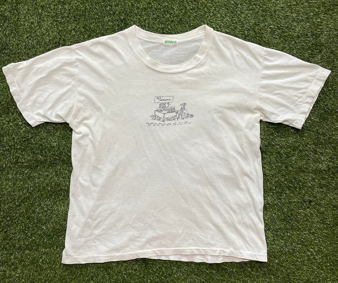 90s 빈티지 코믹 크롭 티셔츠 상품이미지1