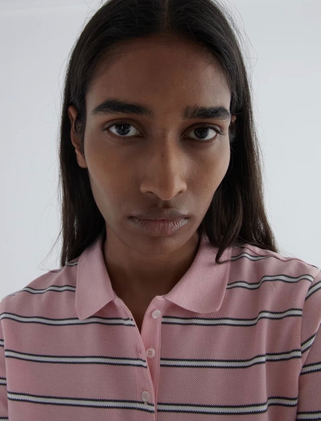 (XS,S,M) 팔로마울 Julieta 스트라이프 폴로/ 핑크 상품이미지3