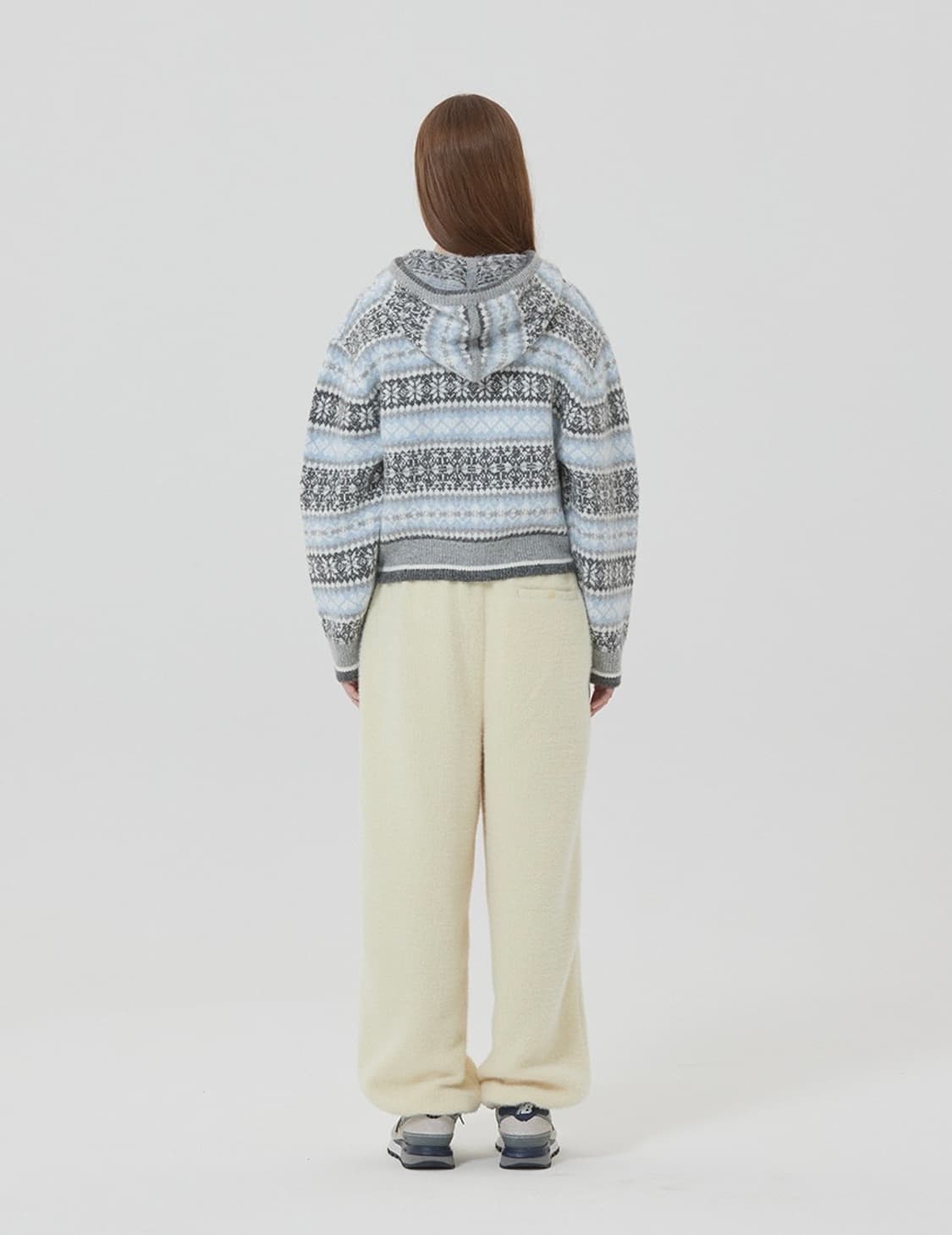 Lee 리 후드 노르딕 가디건 그레이 상품이미지4