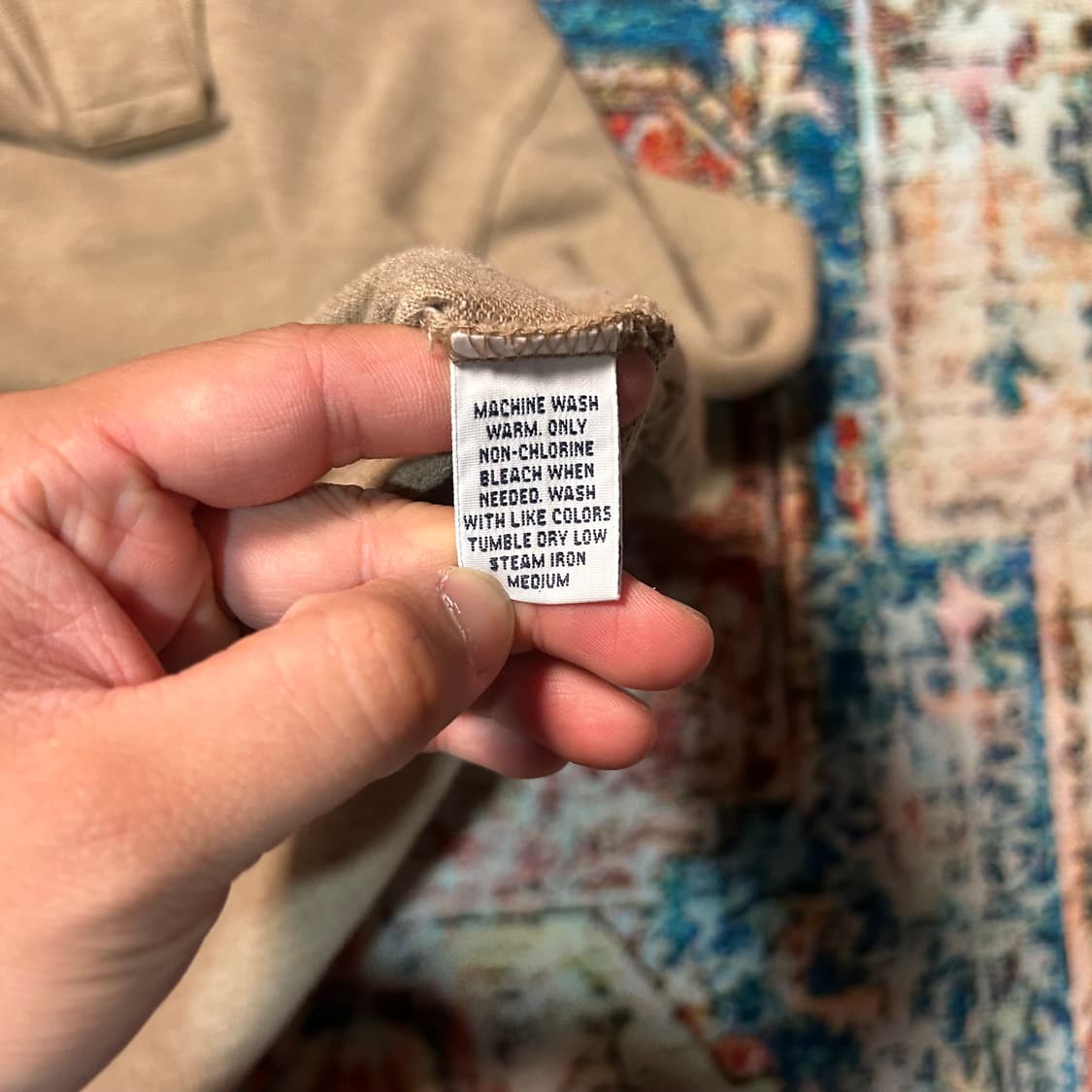 [L] 폴로 랄프로렌 베이지 포니 로고 카라 반팔 상품이미지5