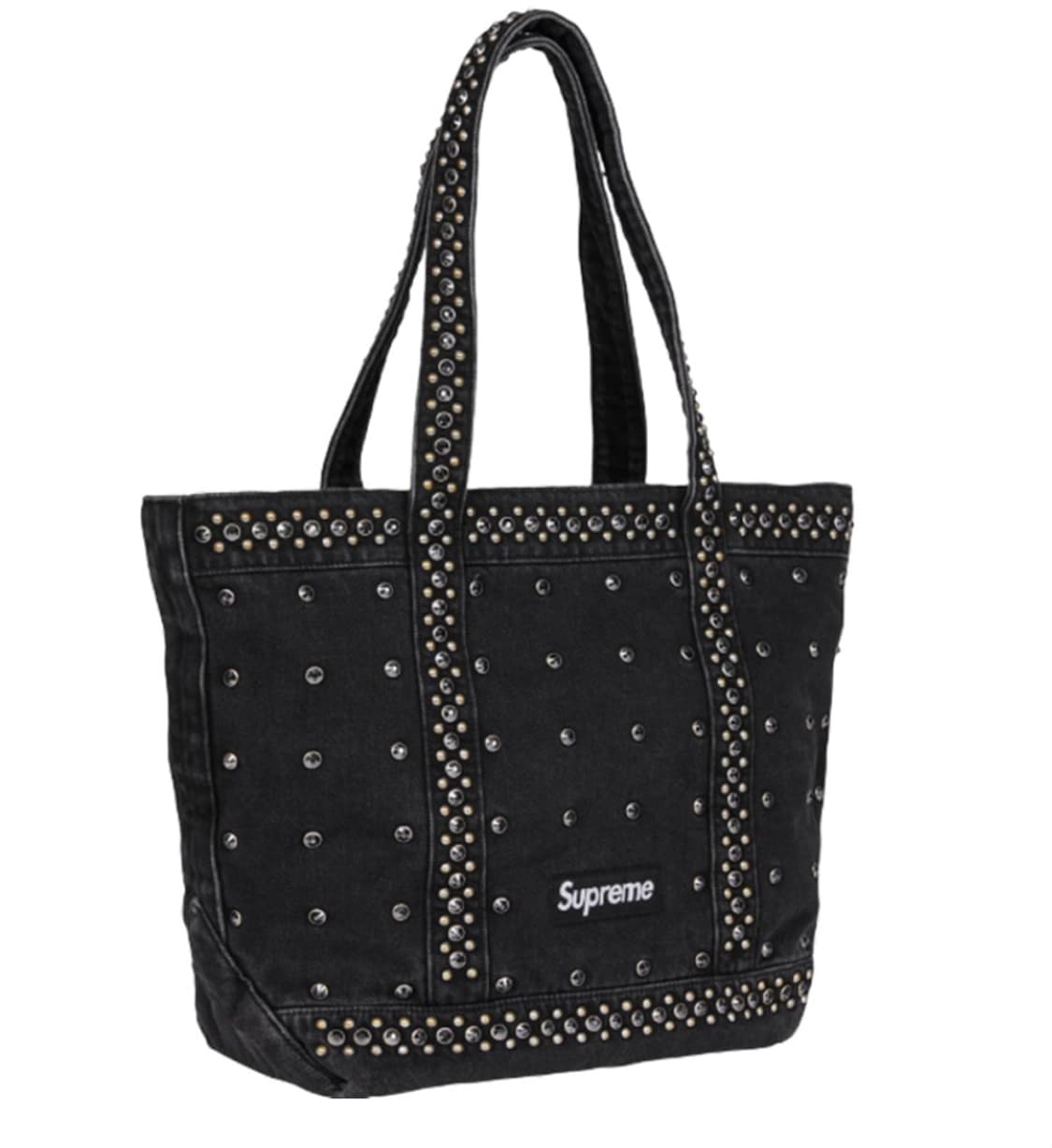 슈프림 X B.B 사이먼 데님 토트백 블랙 상품이미지2