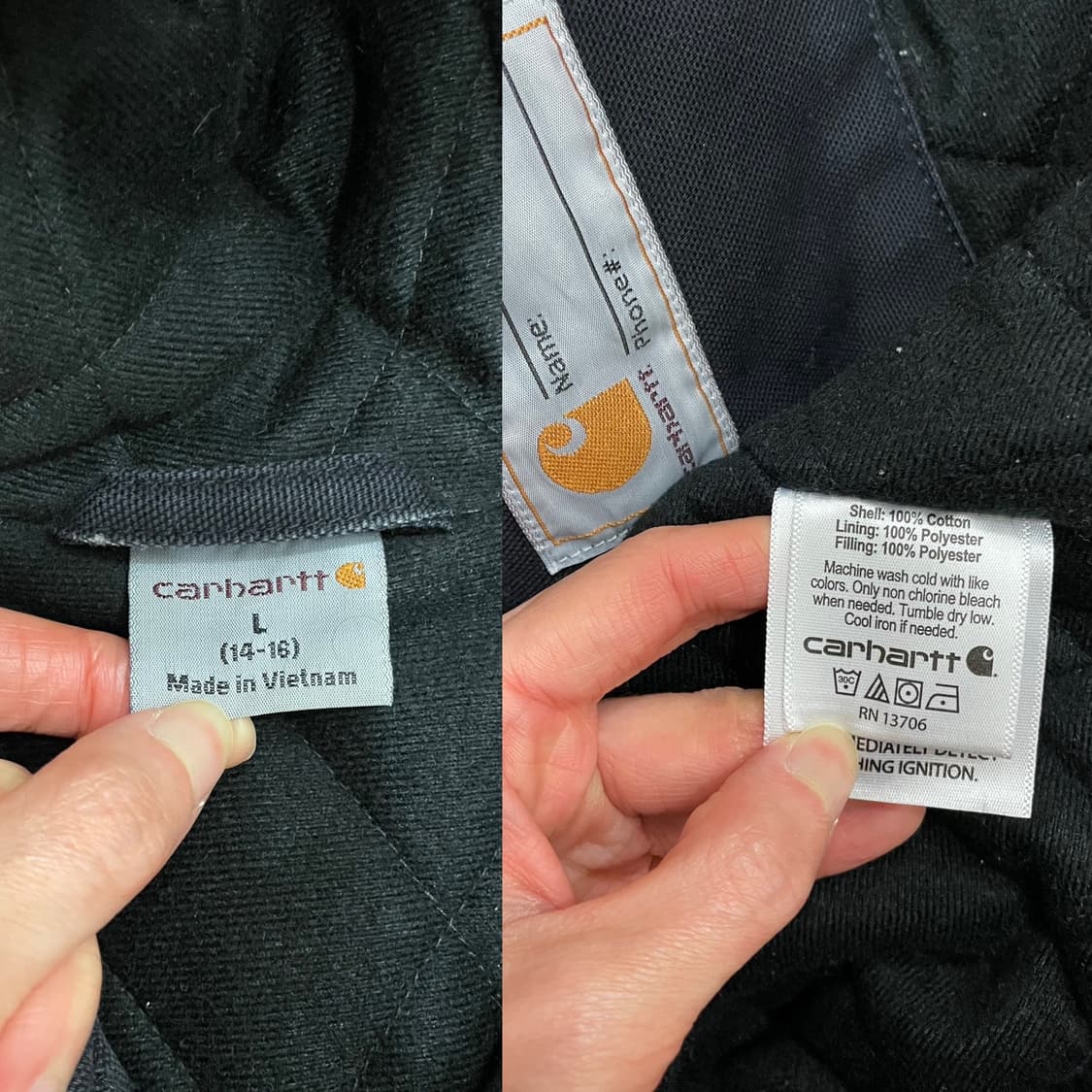 칼하트 여성 덕 액티브 자켓 블랙 상품이미지9