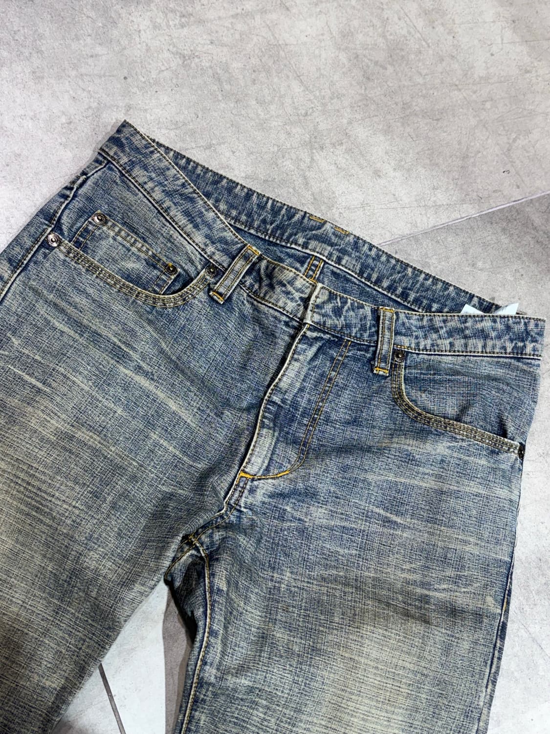 Katharine Hamnett 워싱 데님 팬츠 바지 상품이미지4