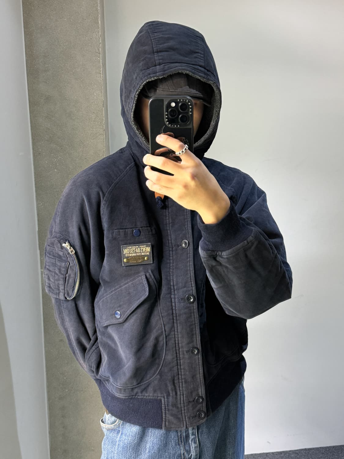 바츠 90‘s 몰스킨 플라이트 봄버 자켓 상품이미지1