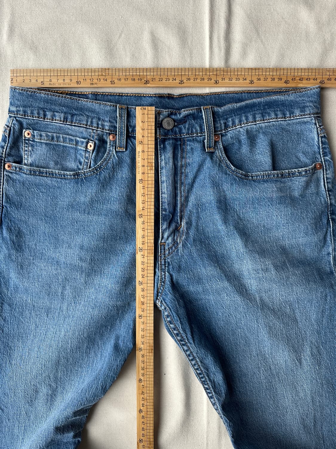 리바이스 502 테이퍼드 데님팬츠 연청 34 상품이미지9