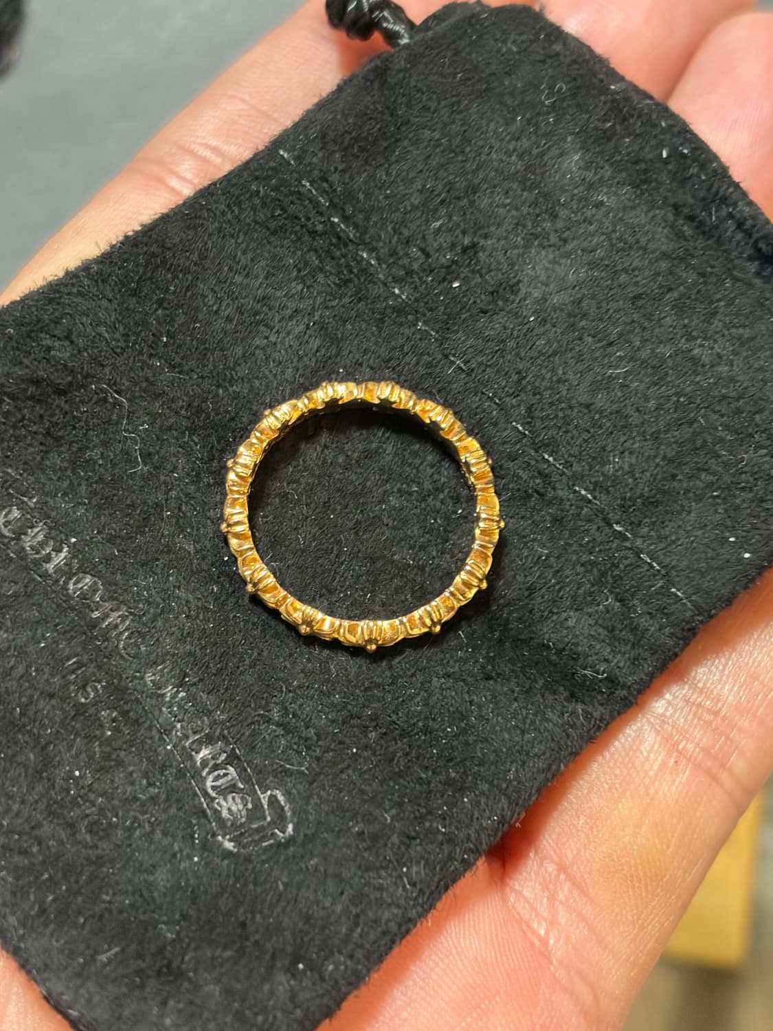 크롬하츠 22k 타이니밴드링 us9 상품이미지1