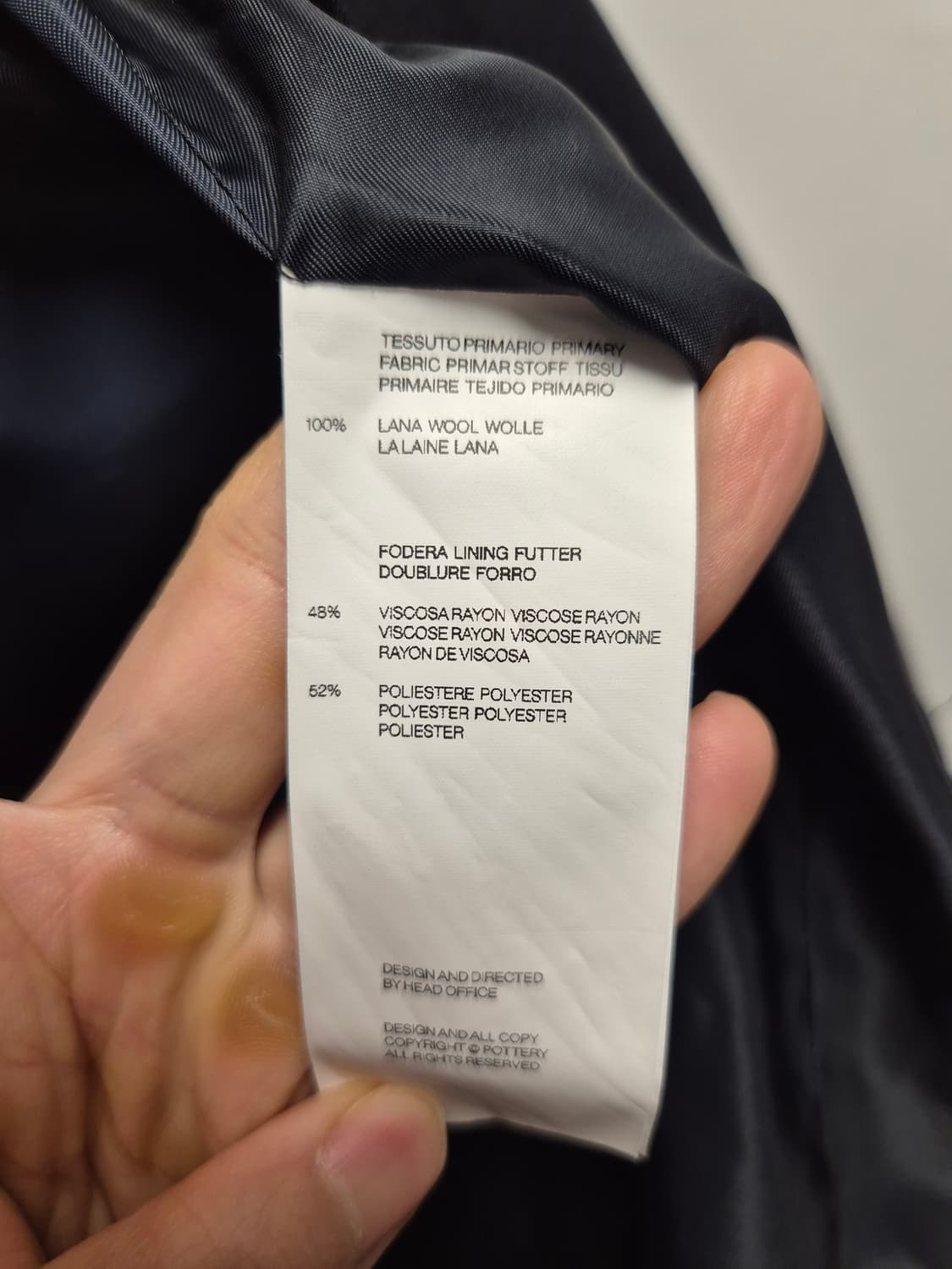 포터리 / 네이비 울 싱글 자켓 / 2 상품이미지7