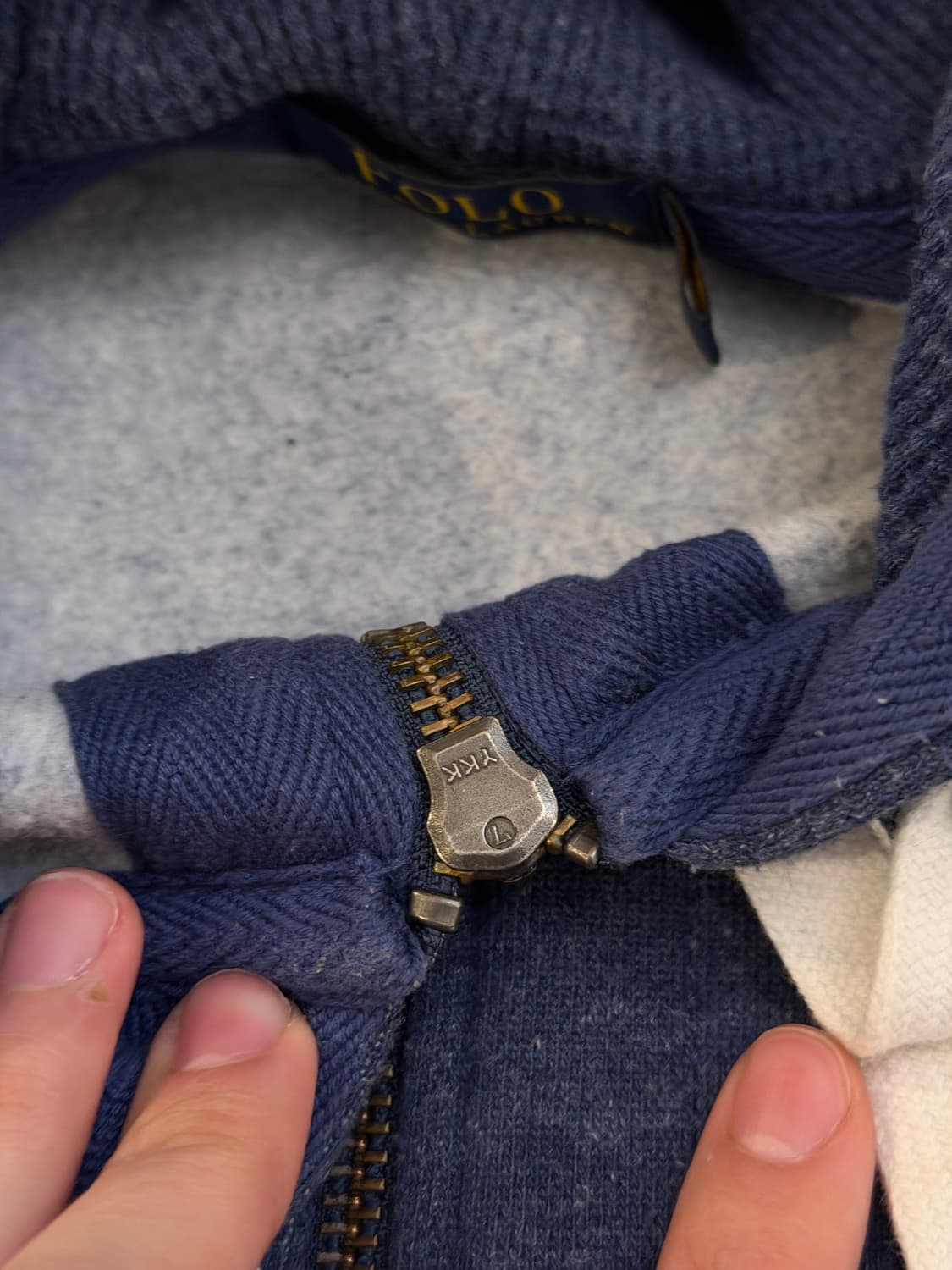 폴로 랄프로렌 포니 후드집업 인디고 블루 상품이미지4