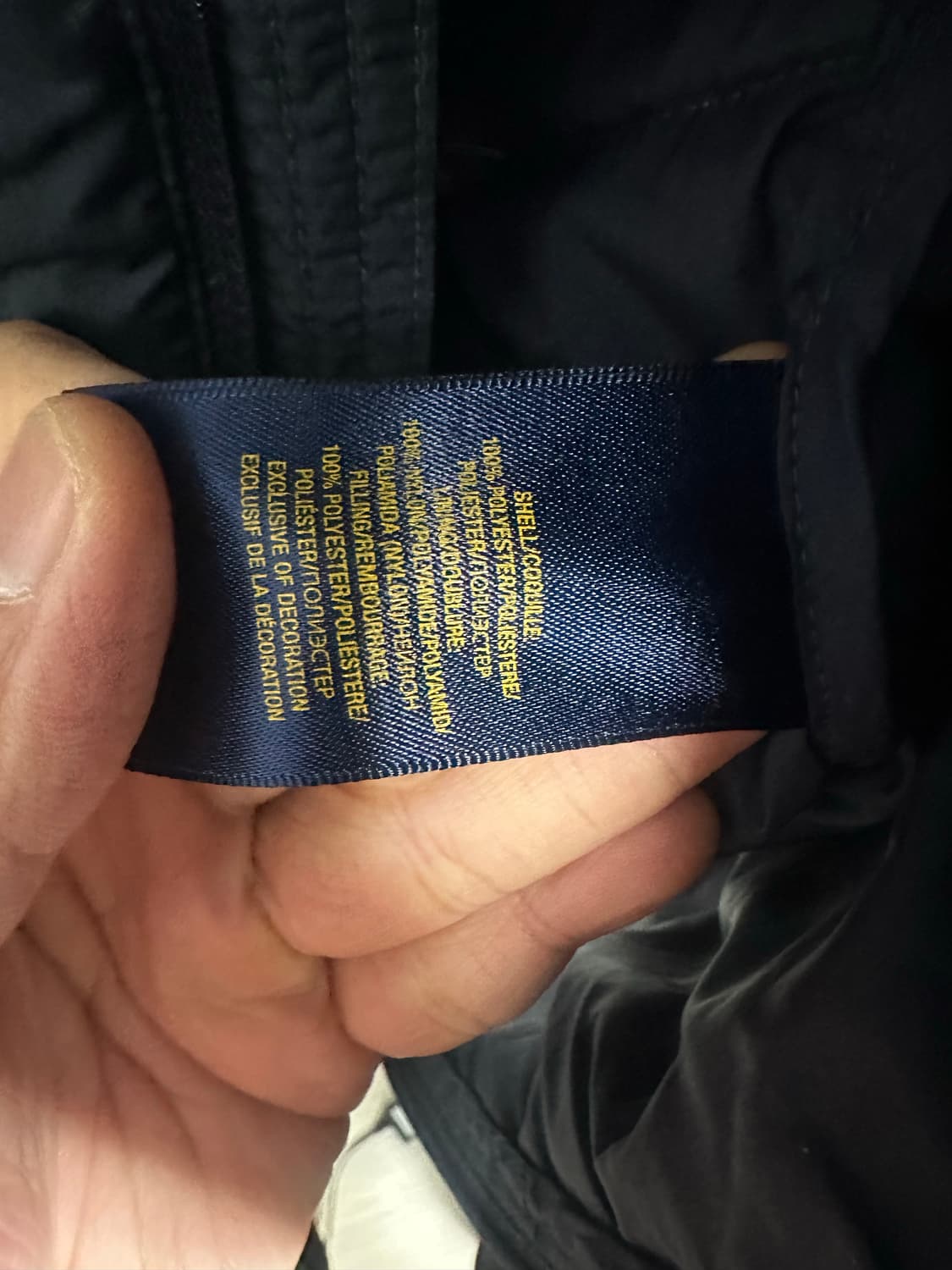 no.133 폴로 랄프로렌 네이비 경량패딩 95~100 상품이미지4