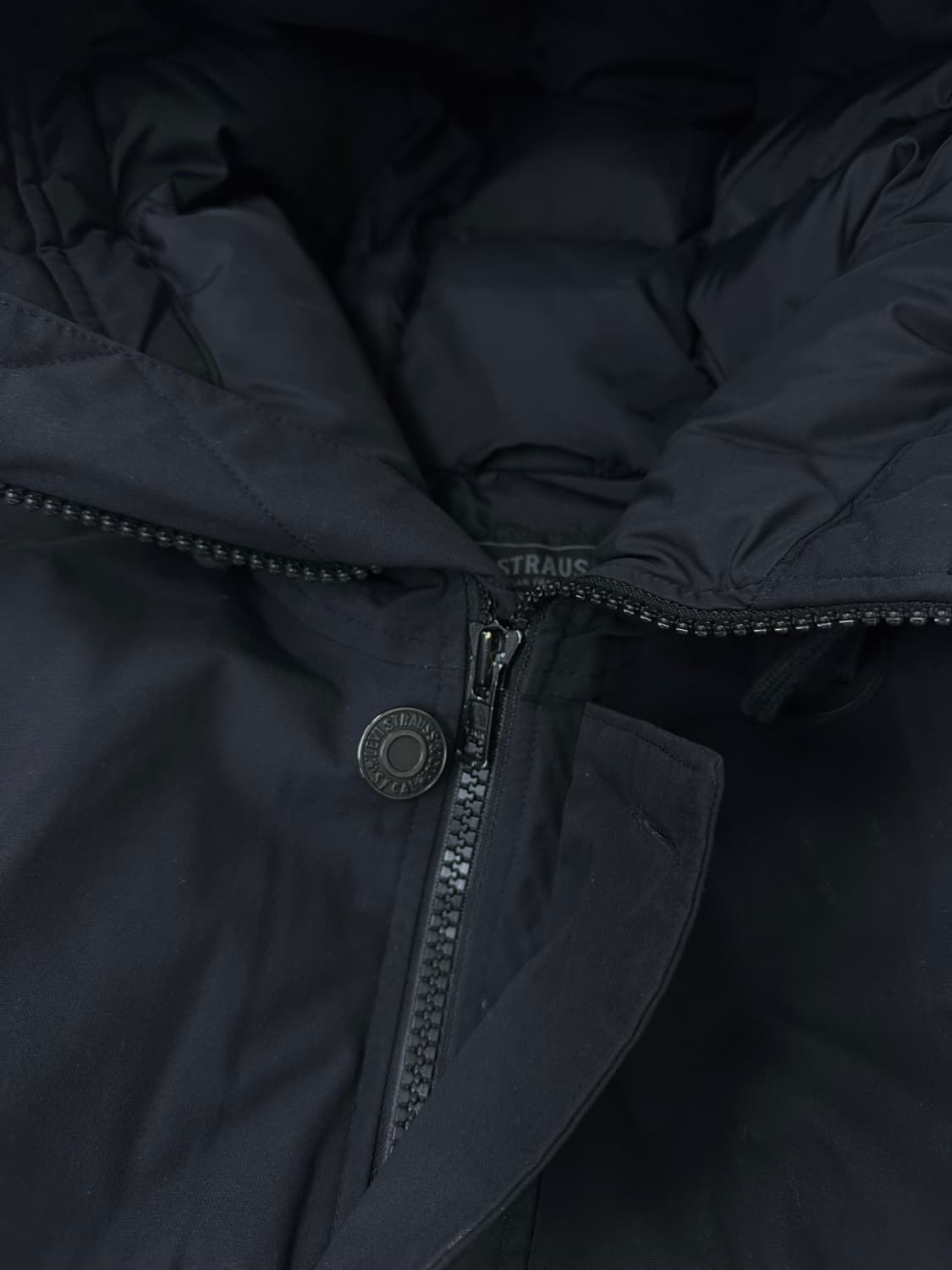 리바이스 덕다운 카라코람 야상패딩 블랙 (XL) 상품이미지3