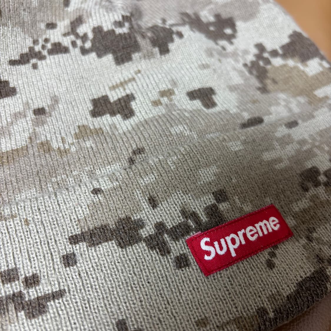 슈프림 비니 모자 디지털 카모 탄 상품이미지4