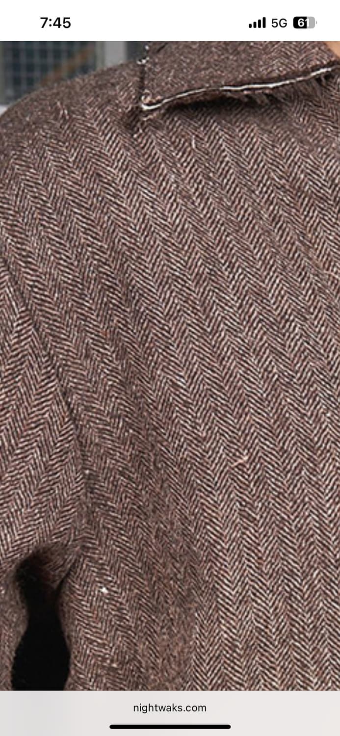 [M]Camiel Fortgens big coat brown 24aw 상품이미지3