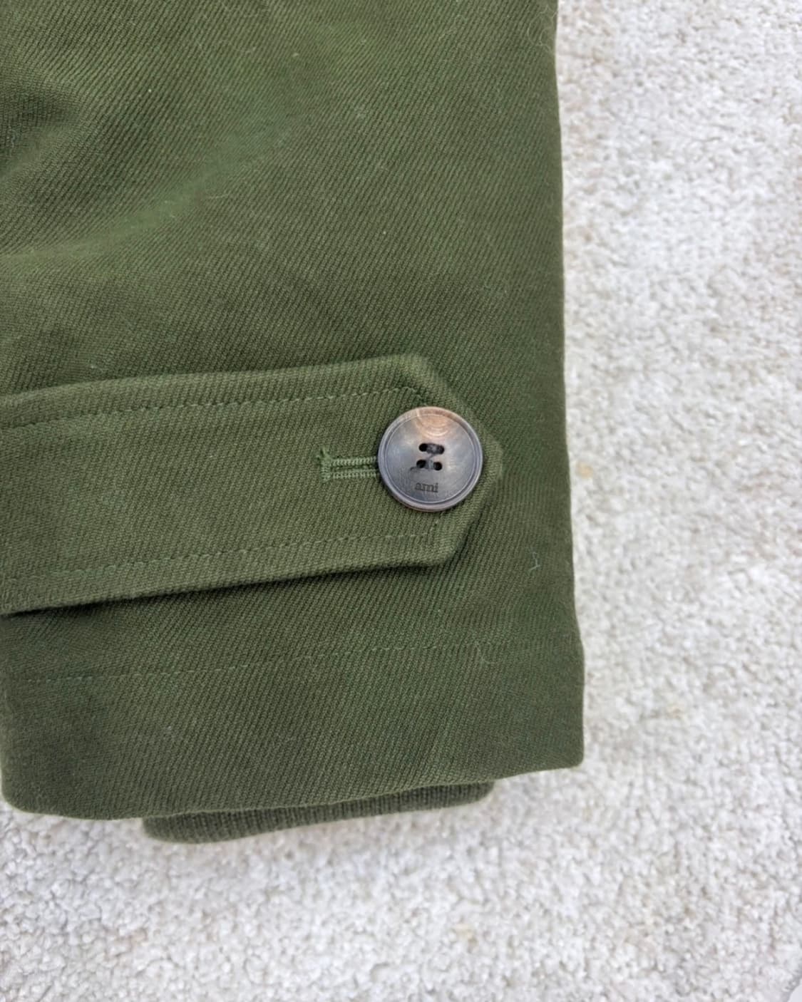 AMI 아미 시어링 후드 야상 코트 S /아미 코트 상품이미지5