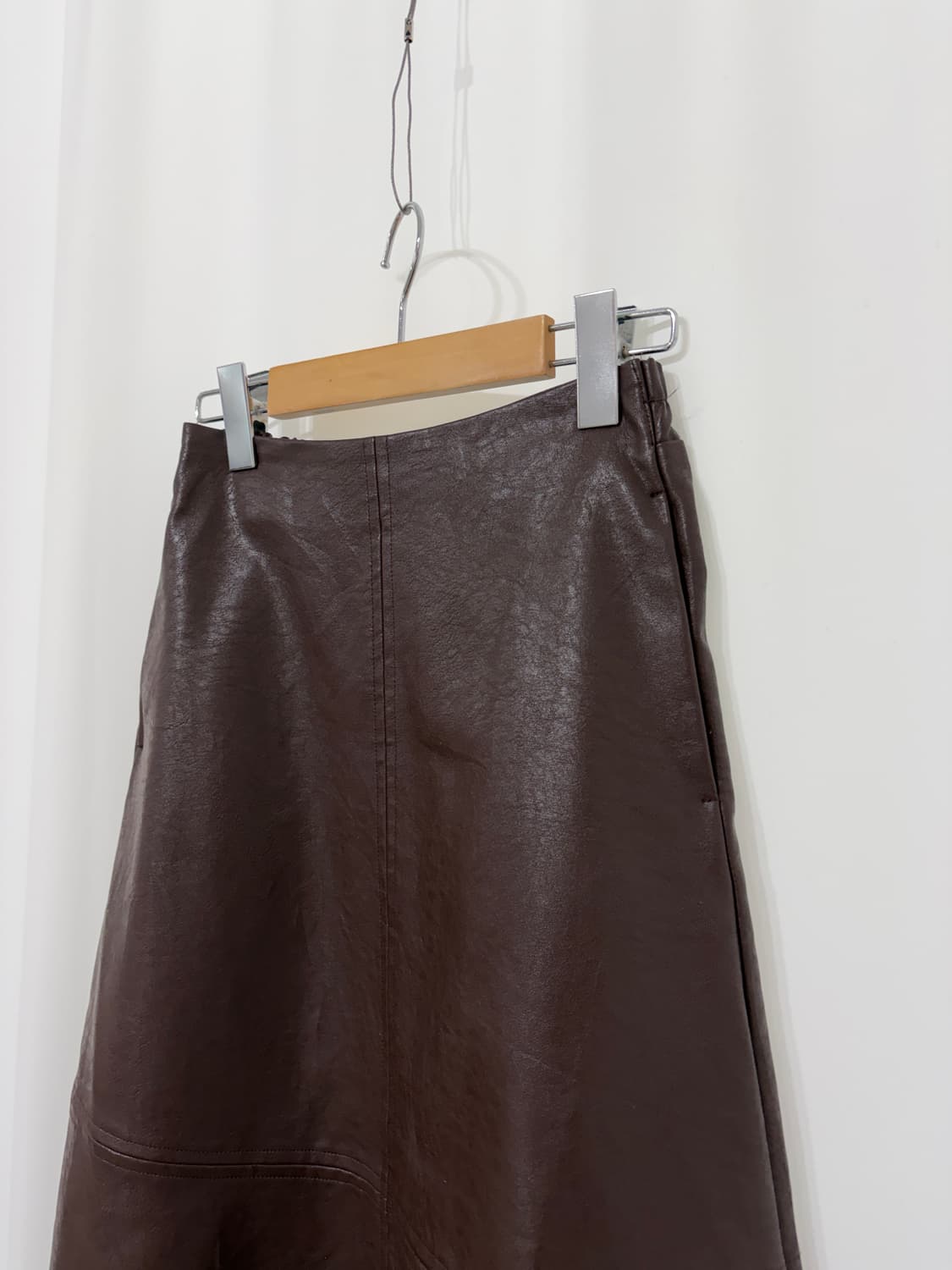 vintage fake leather skirt 상품이미지2