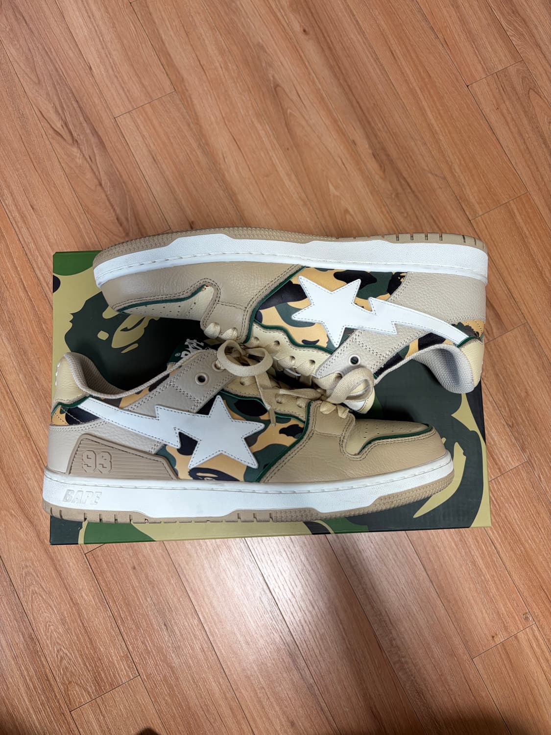 [280] 베이프 SK8 스타 베이지 상품이미지4