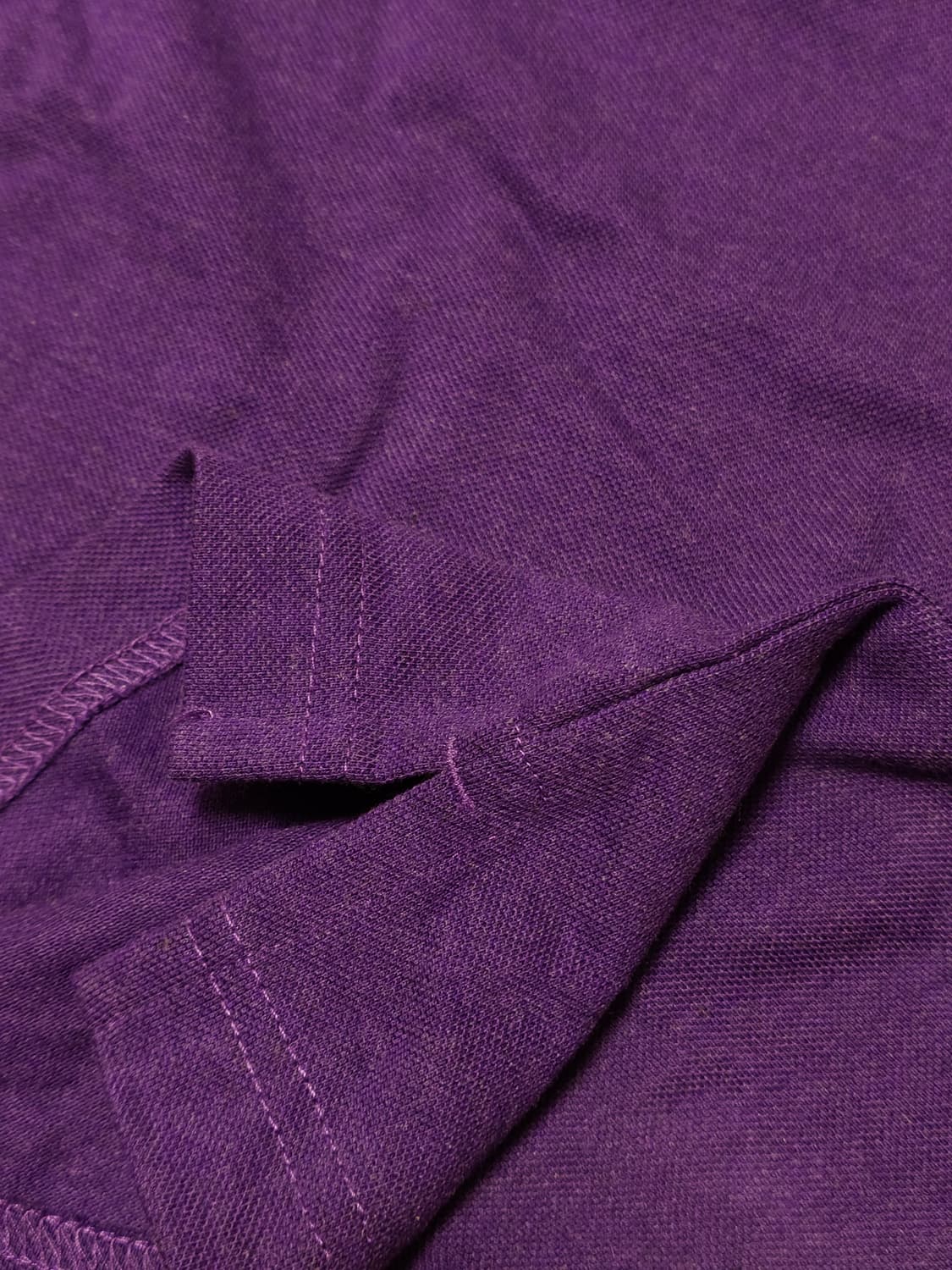 [XL] 타미힐피거 피케 폴로셔츠 롱슬리브 퍼플 상품이미지4