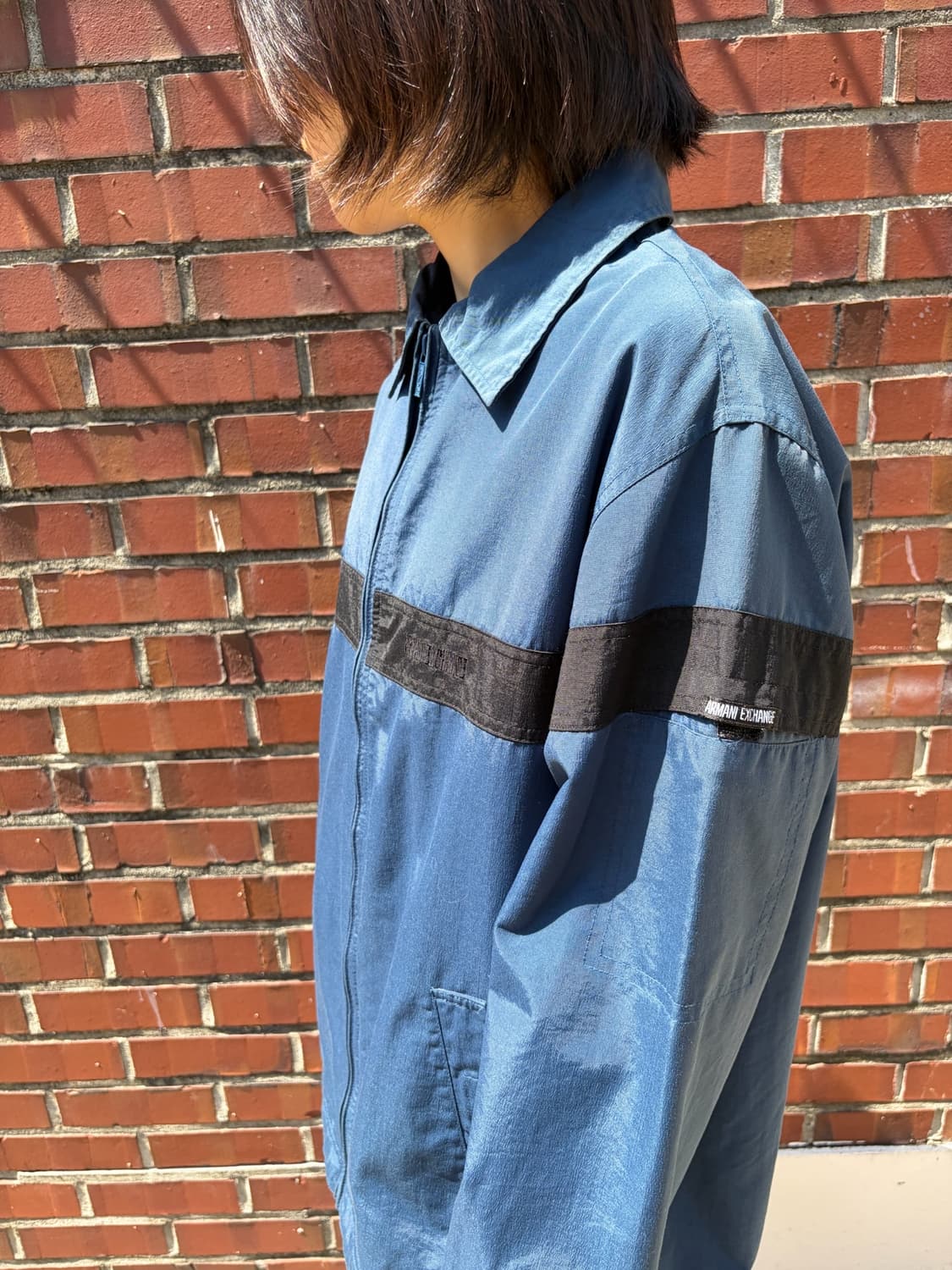 Armani Exchange 배색 나일론 윈드브레이커 S 상품이미지3