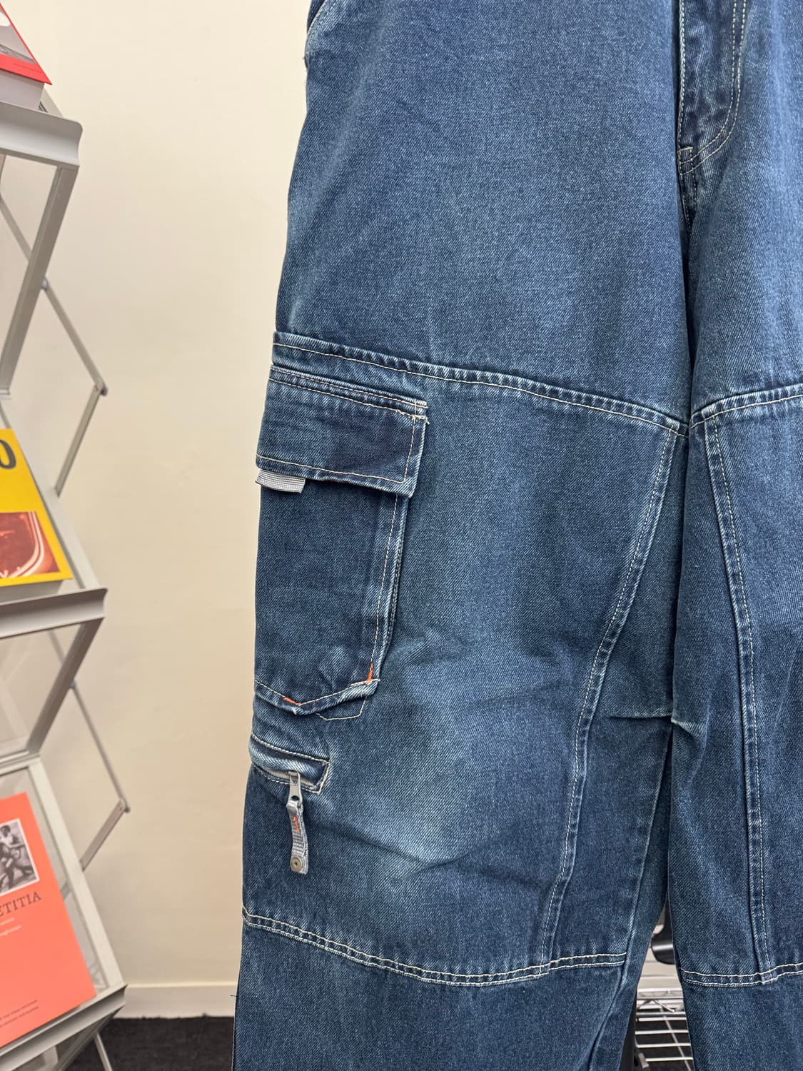 HOBO 데님 디테일 와이드 인디고 데님 팬츠 상품이미지2