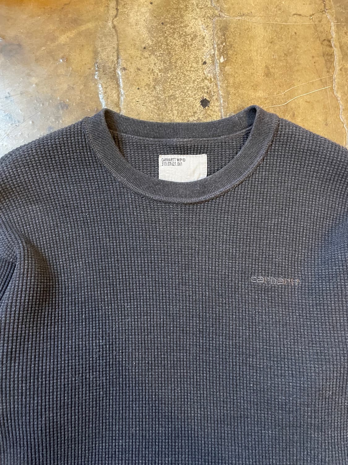 칼하트 WIP 빈티지 헤비울 크롭 스웻 니트 상품이미지2