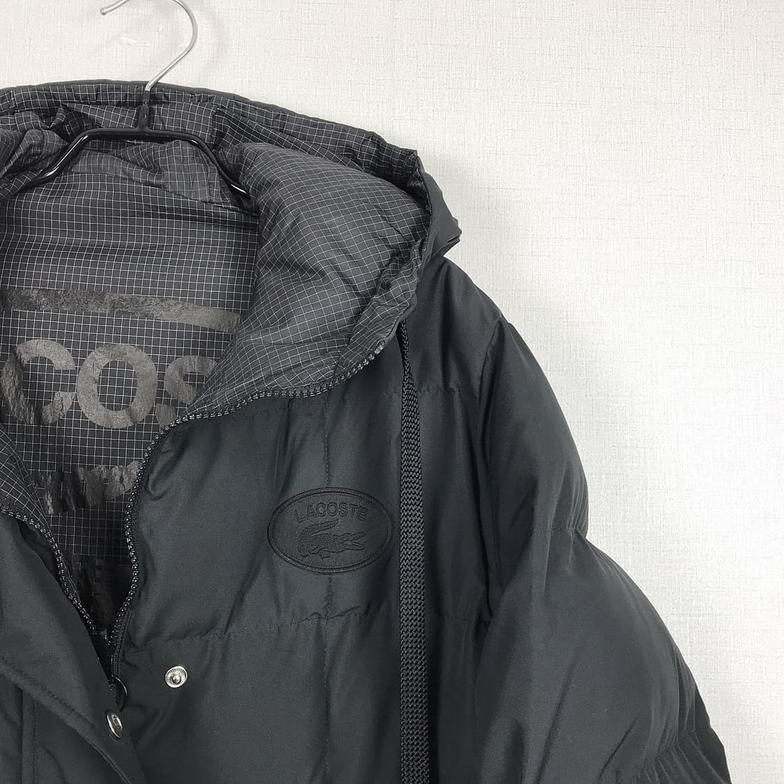 라코스테 리버시블 양면 롱패딩 여성36 상품이미지4