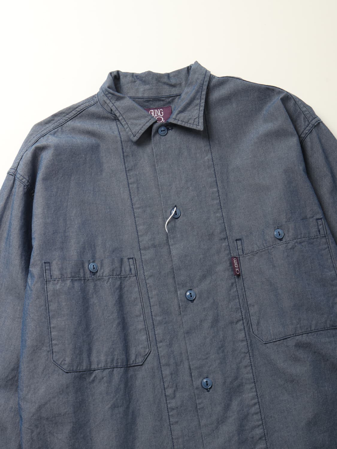 궁호 GUNG HO Work Chambray Shirt 상품이미지6
