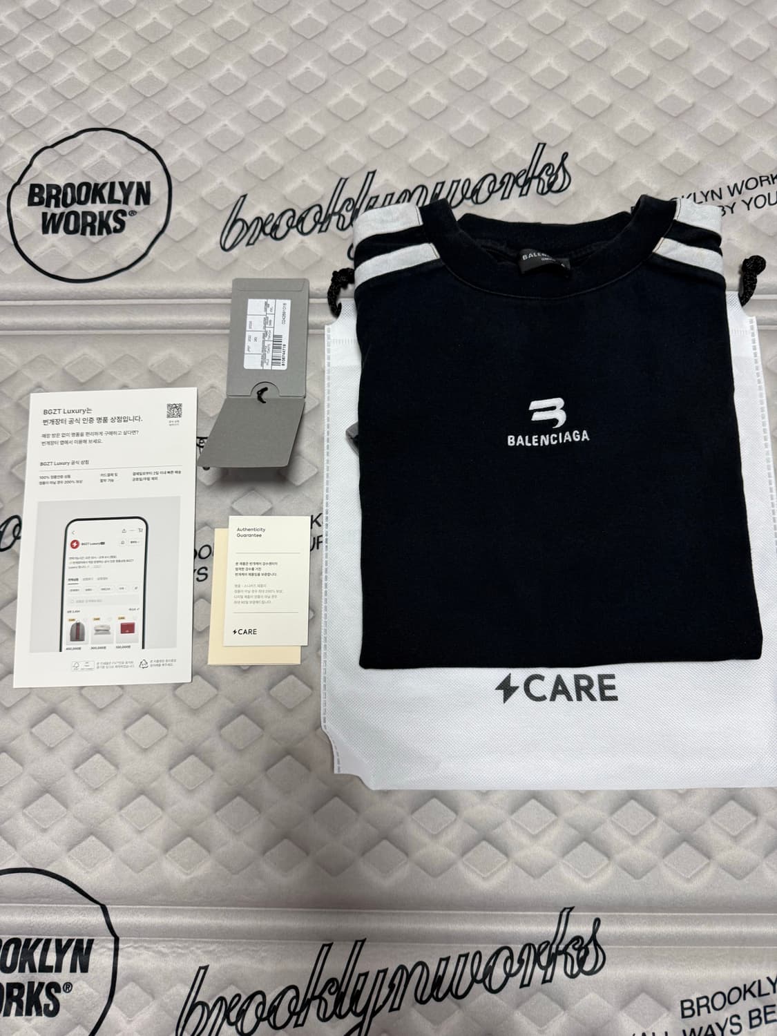 [팝니다] 발렌시아가 스포티 B 로고 반팔 티셔츠 팝니다. 상품이미지6