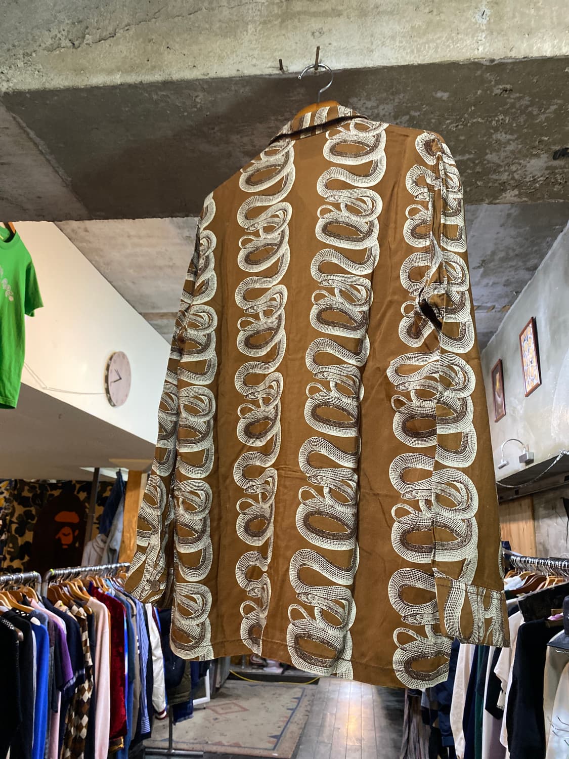 HYSTERIC GLAMOUR 히스테릭 스네이크 셔츠 상품이미지5