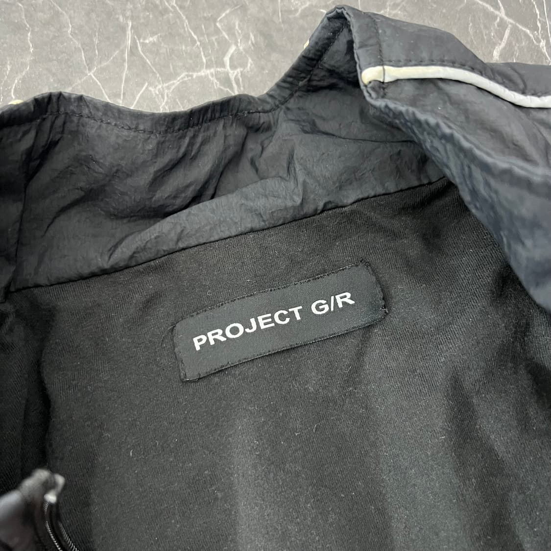 프로젝트 지알 G/R 핀턱 트랙 자켓 나일론 블랙 상품이미지5