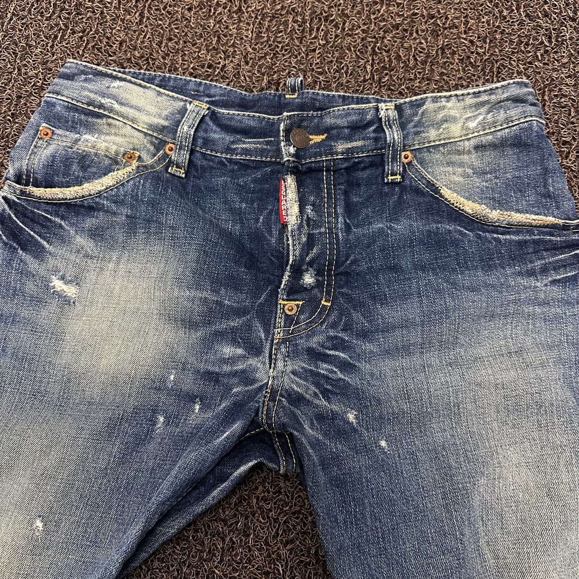 디스퉤어드2 데님 워싱 찢청바지 팬츠 46사이즈 상품이미지3