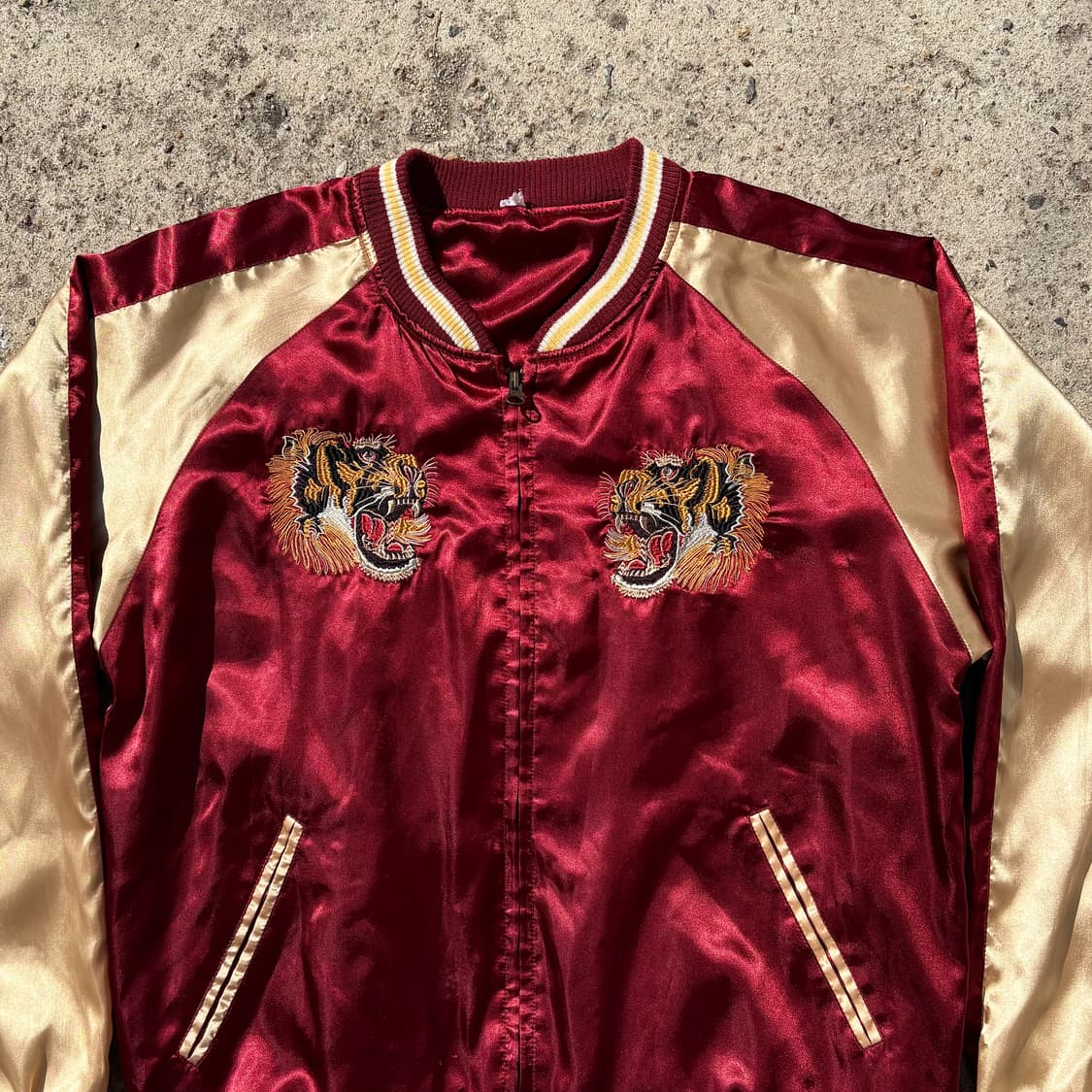 (L) 빈티지 호랑이 자수 스카잔 자켓 상품이미지2