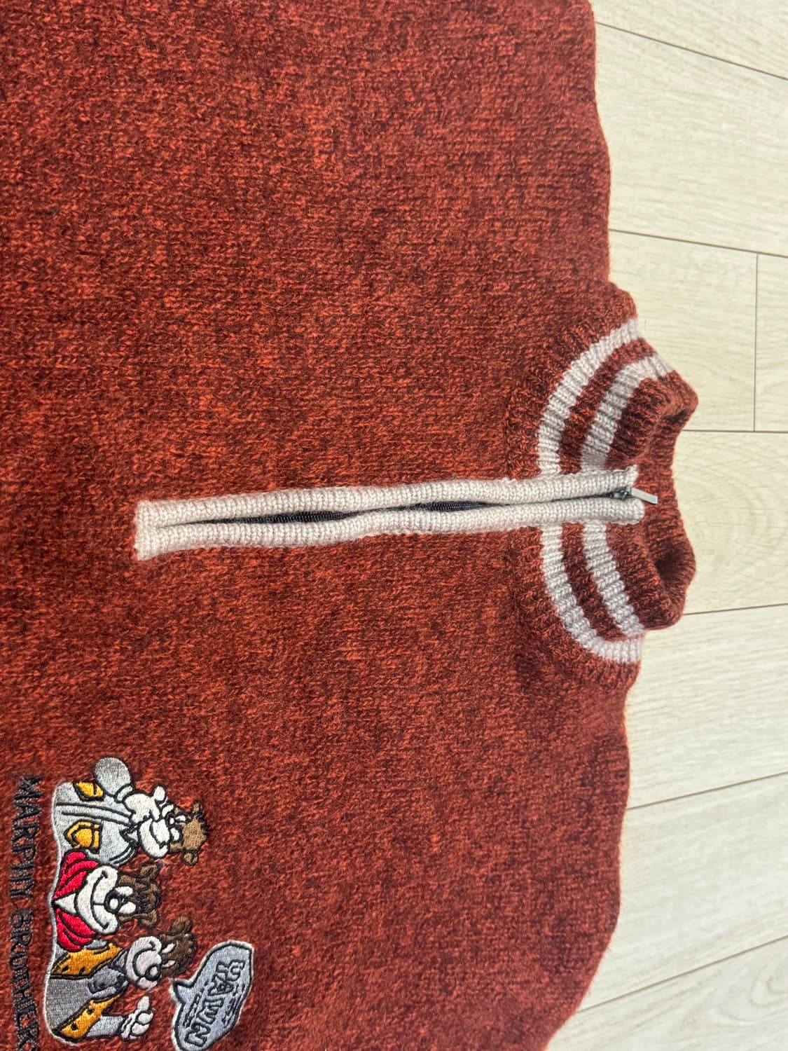 murphy brothers fit out 울100%니트 아노락 상품이미지3