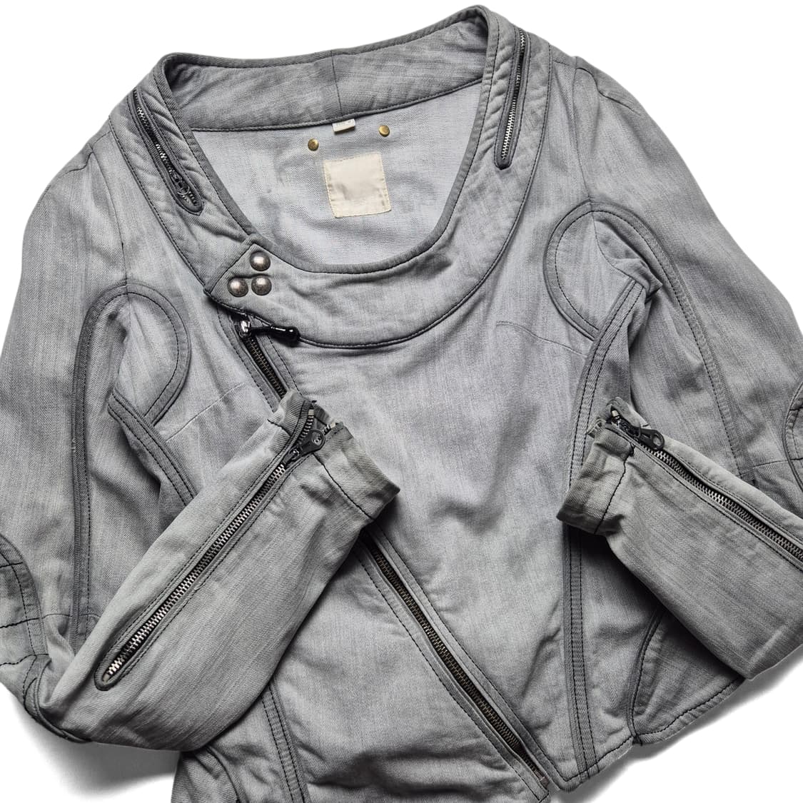 [M] 디젤 사선지퍼 데님자켓 이태리메이드 상품이미지3
