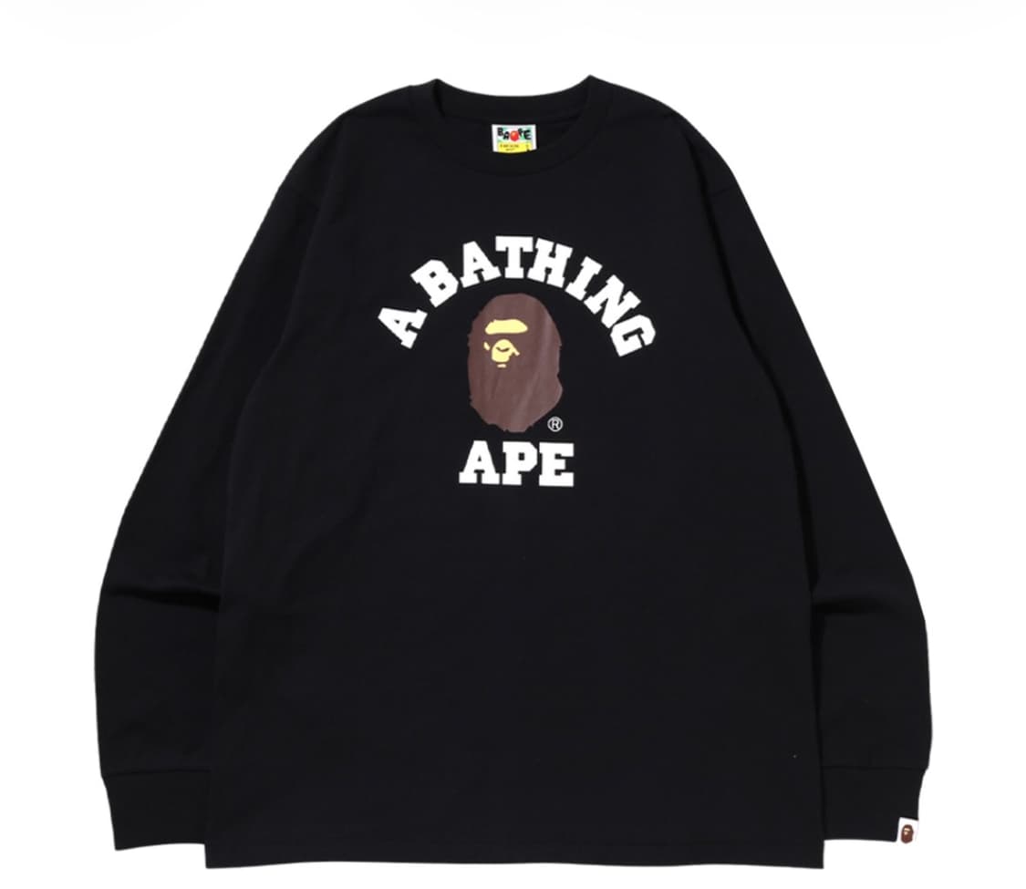 (2XL) 베이프 롱슬리브 블랙 상품이미지1