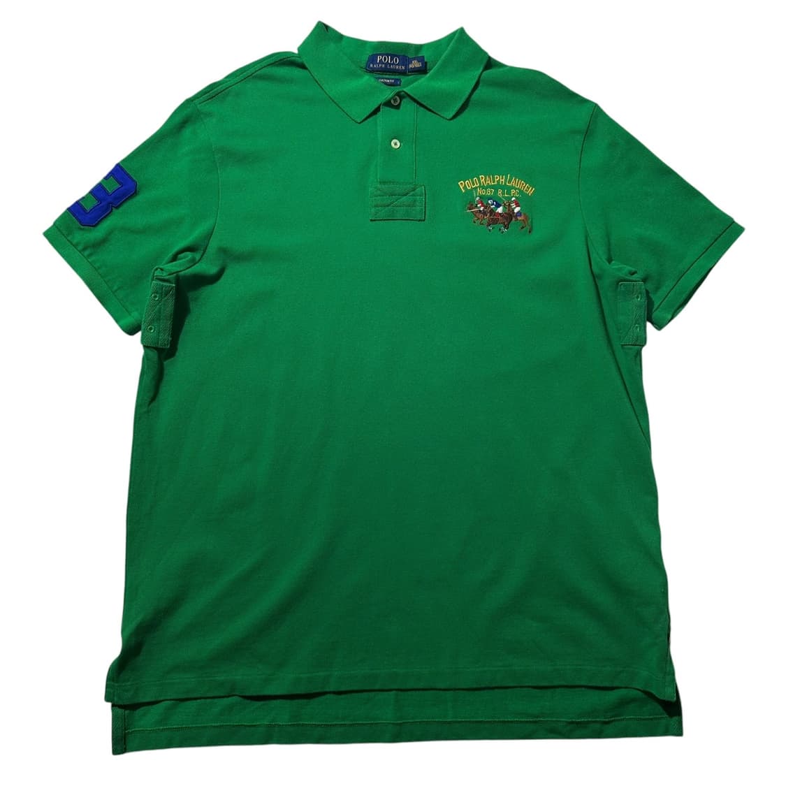 폴로 랄프로렌 기마로고 피케 카라 반팔 티셔츠 상품이미지1