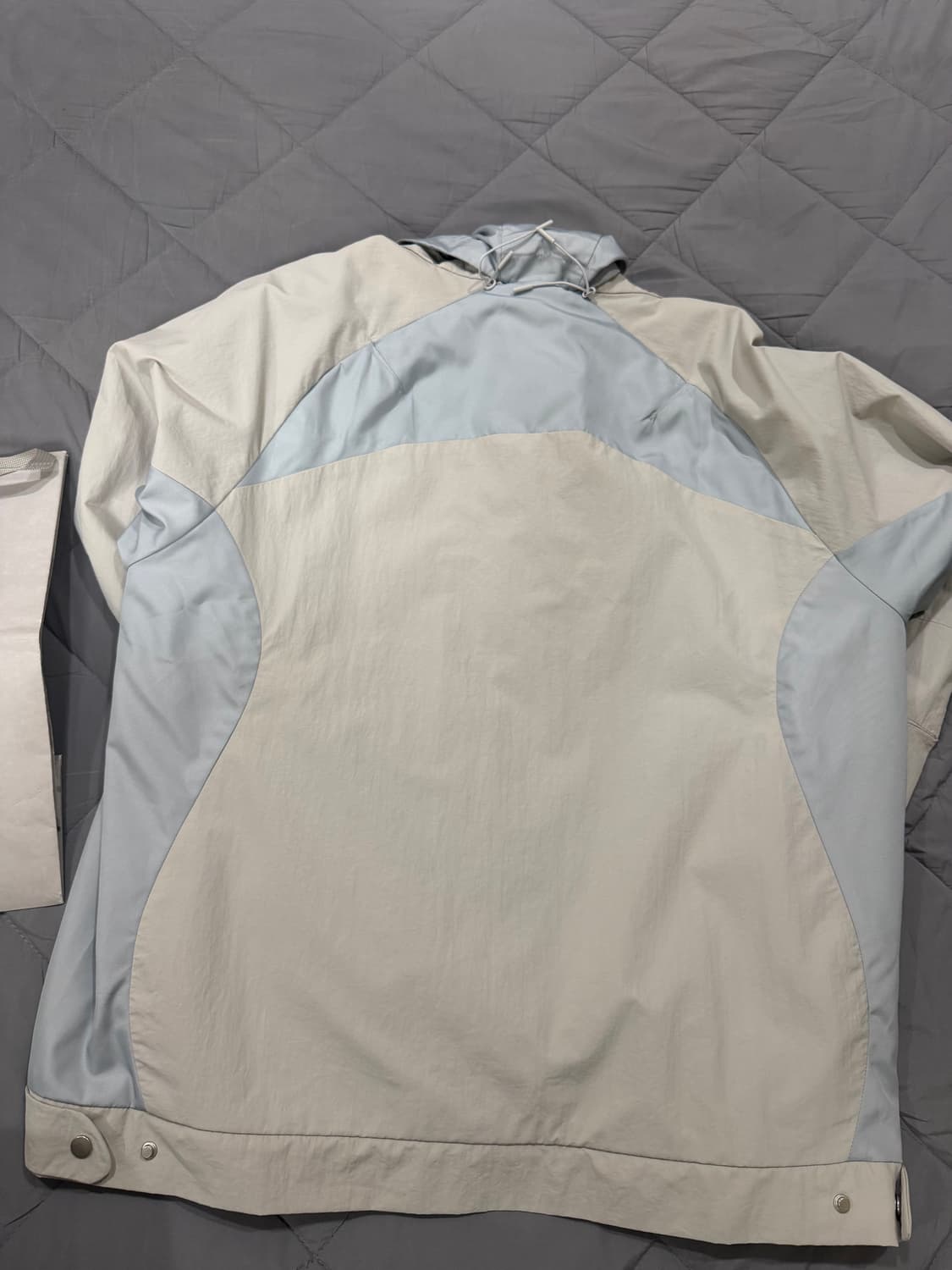 [3]산산기어 콘트레스트 자켓 라이트 그레이 상품이미지3