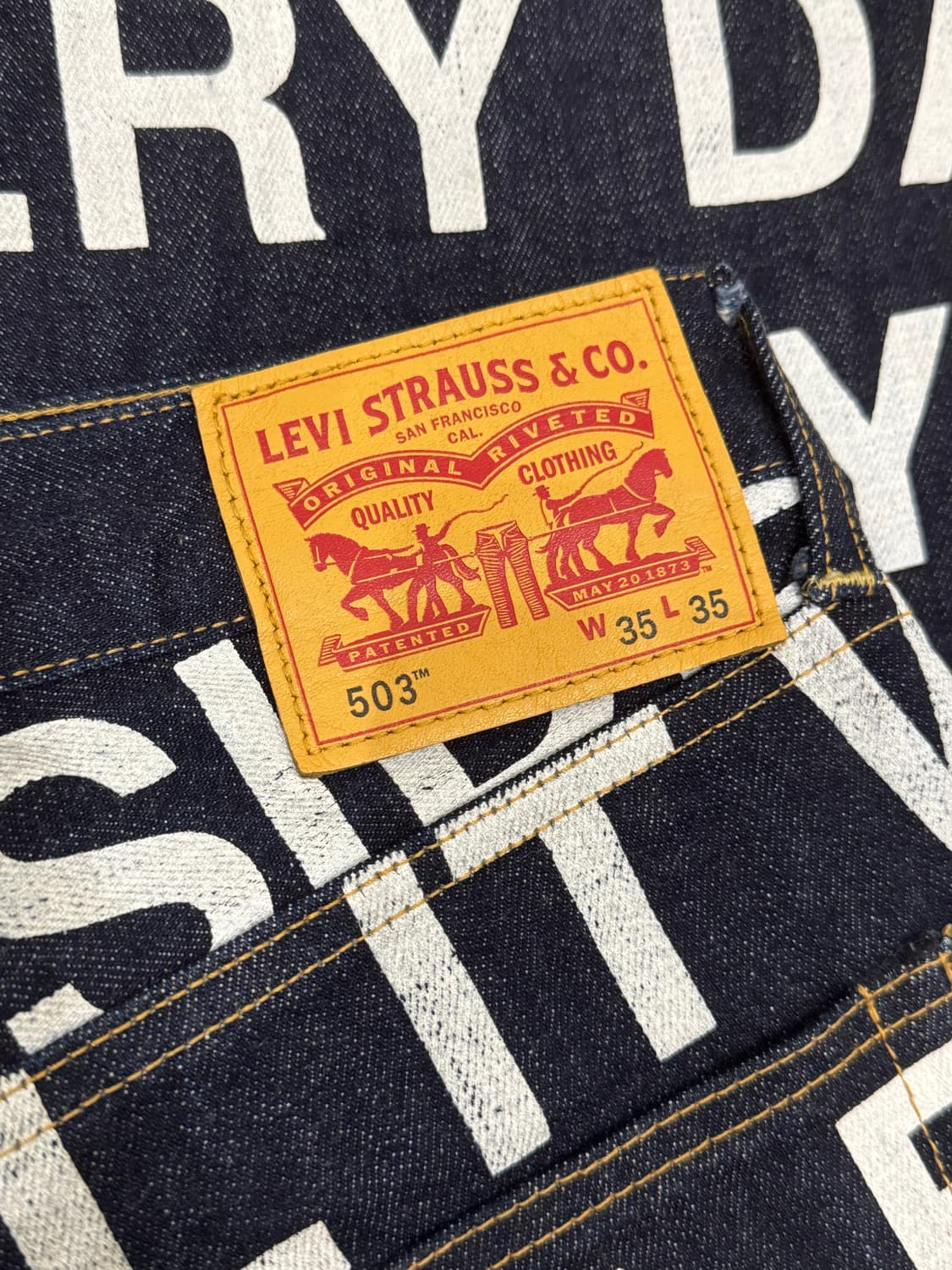 준야와타나베 17aw 리바이스 Poem 데님 상품이미지10