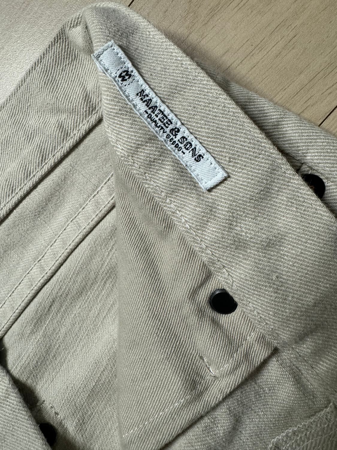 마티앤선즈 데님트라우저 (에크루) 상품이미지3