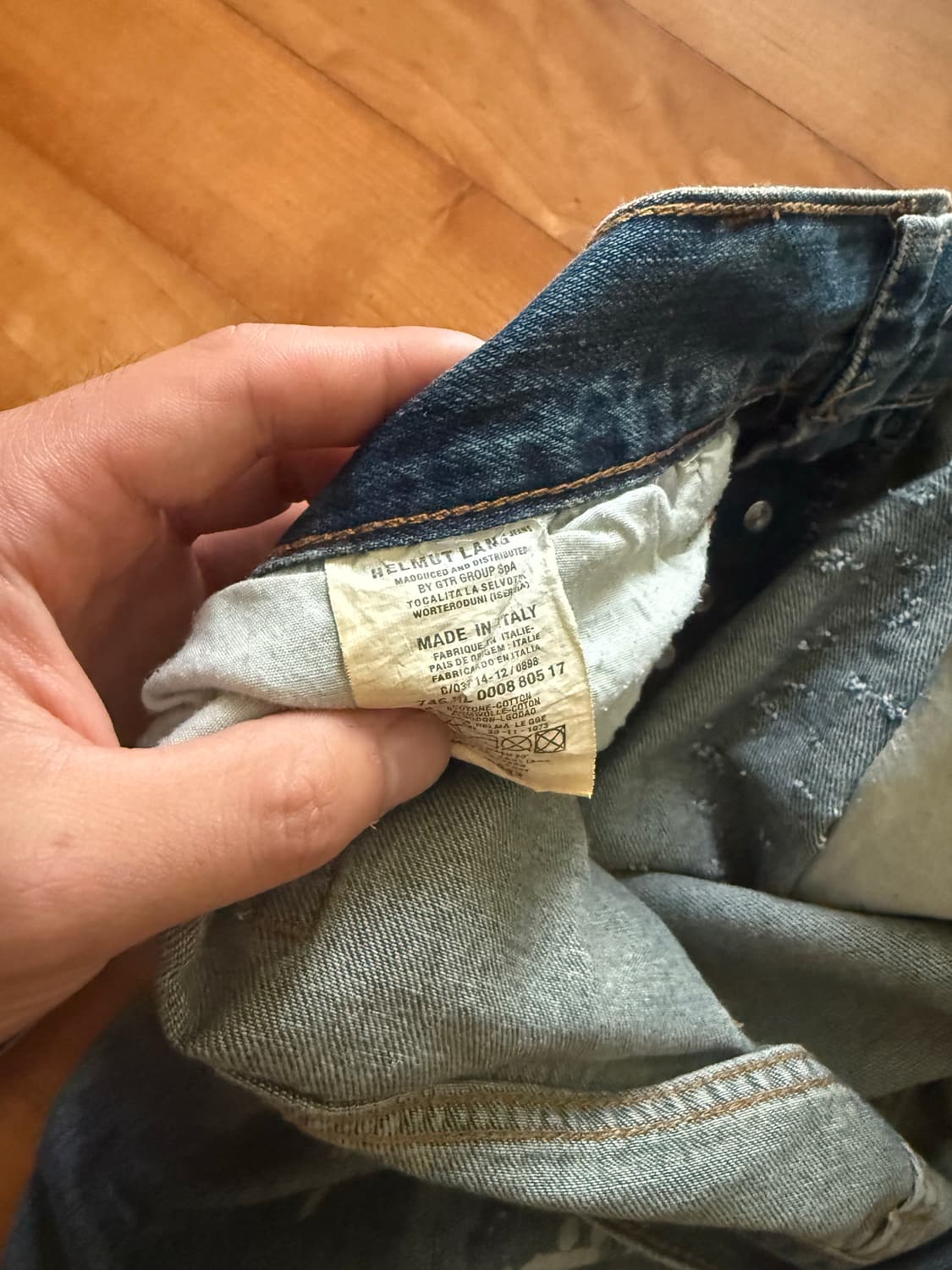Helmut lang 98’ original painter jeans 상품이미지5