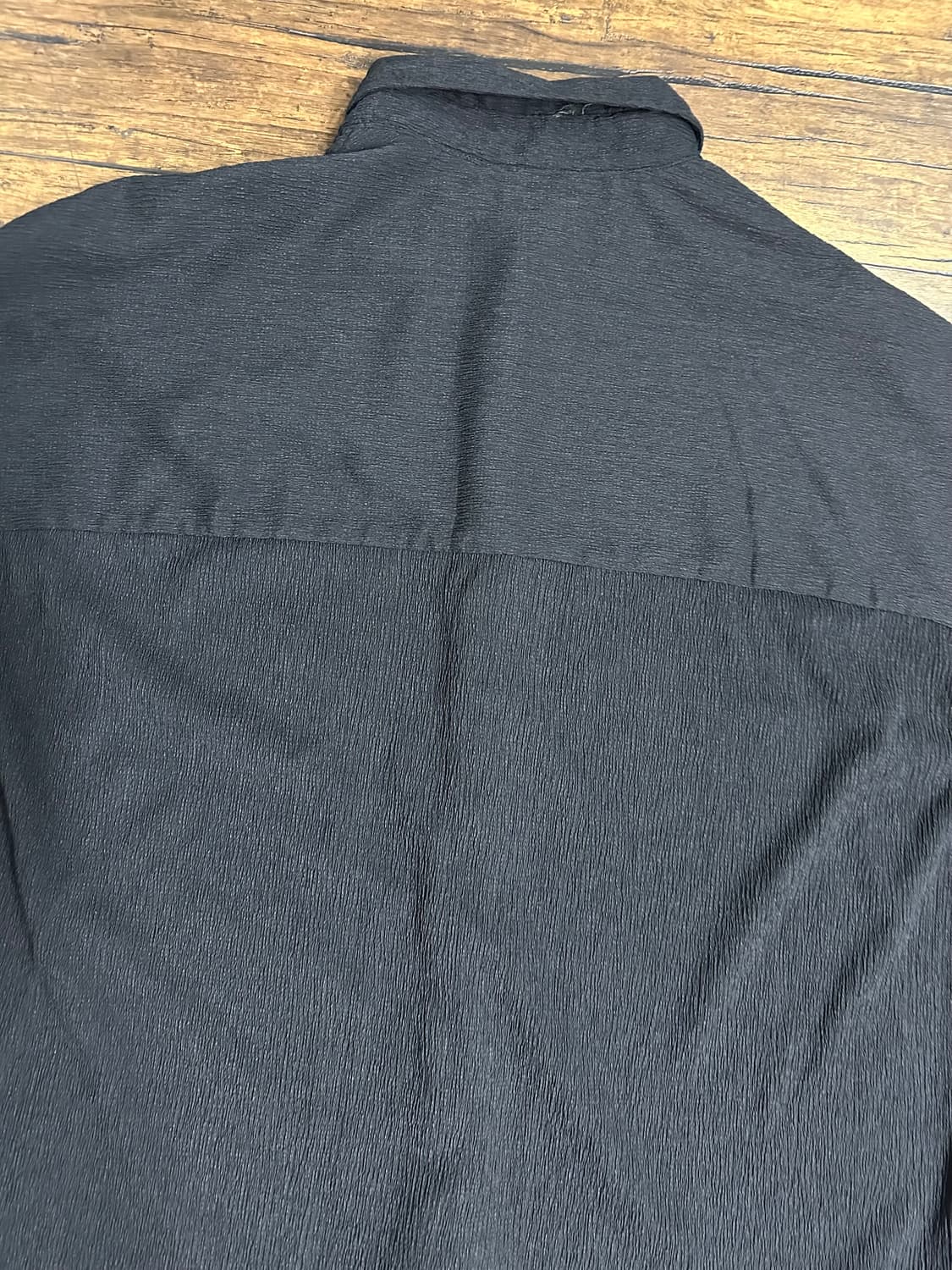 자라 BOXY FIT 크링클 반팔셔츠 상품이미지7