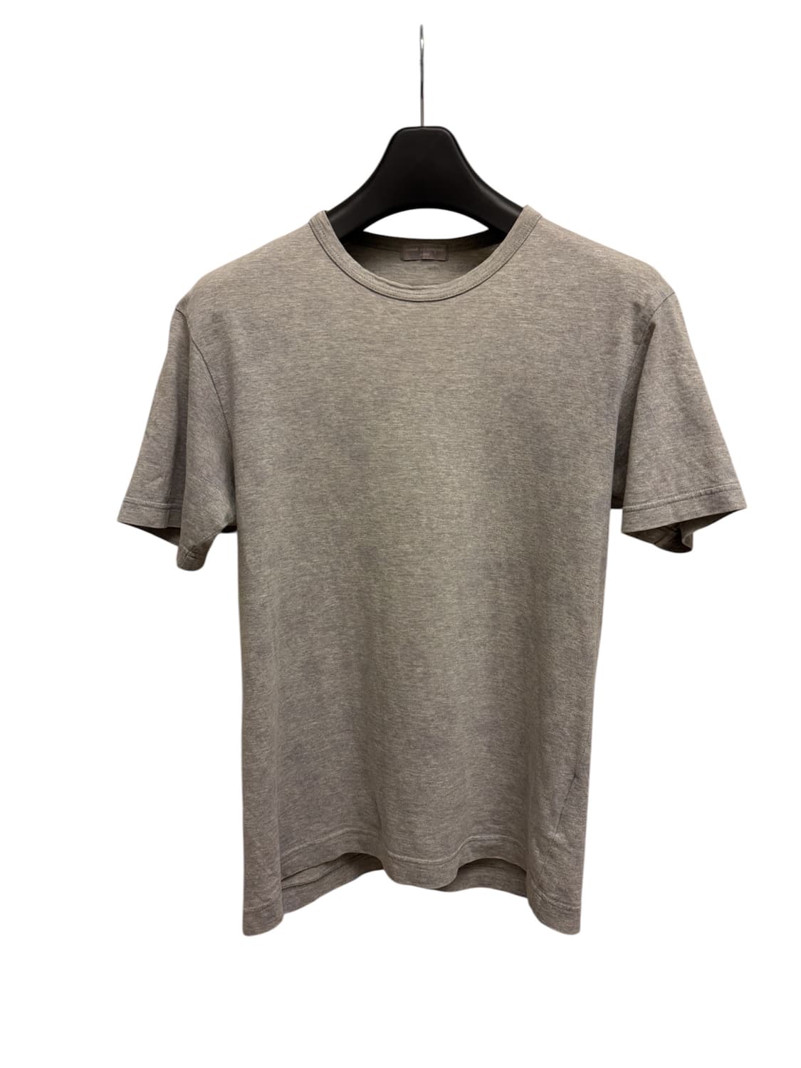 꼼데가르송 옴므 베이직 백 로고 티셔츠 그레이 반팔 상품이미지1