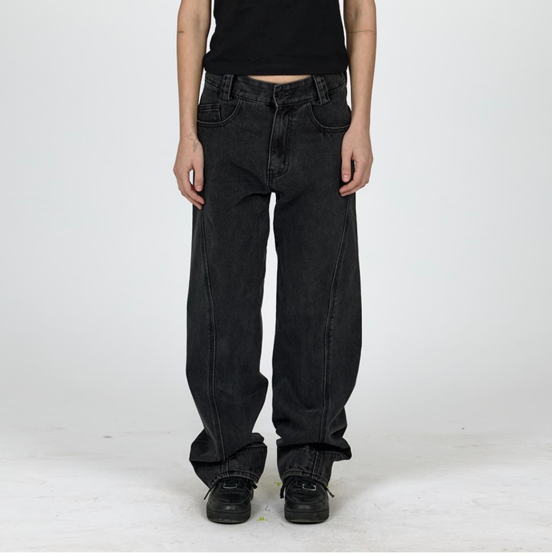  MPa DRIFT DENIM PANTS (BLACK) 상품이미지2