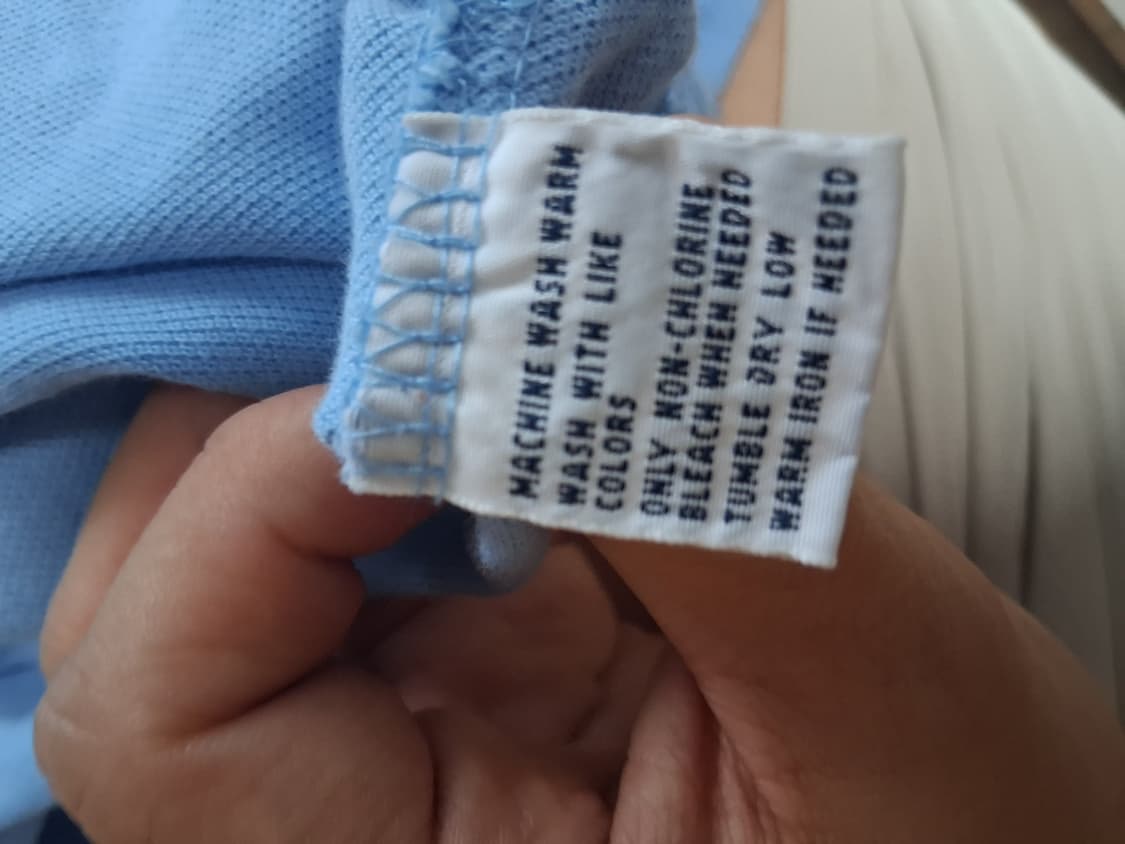 폴로 랄프로렌 스카이 블루 카라티 상품이미지3