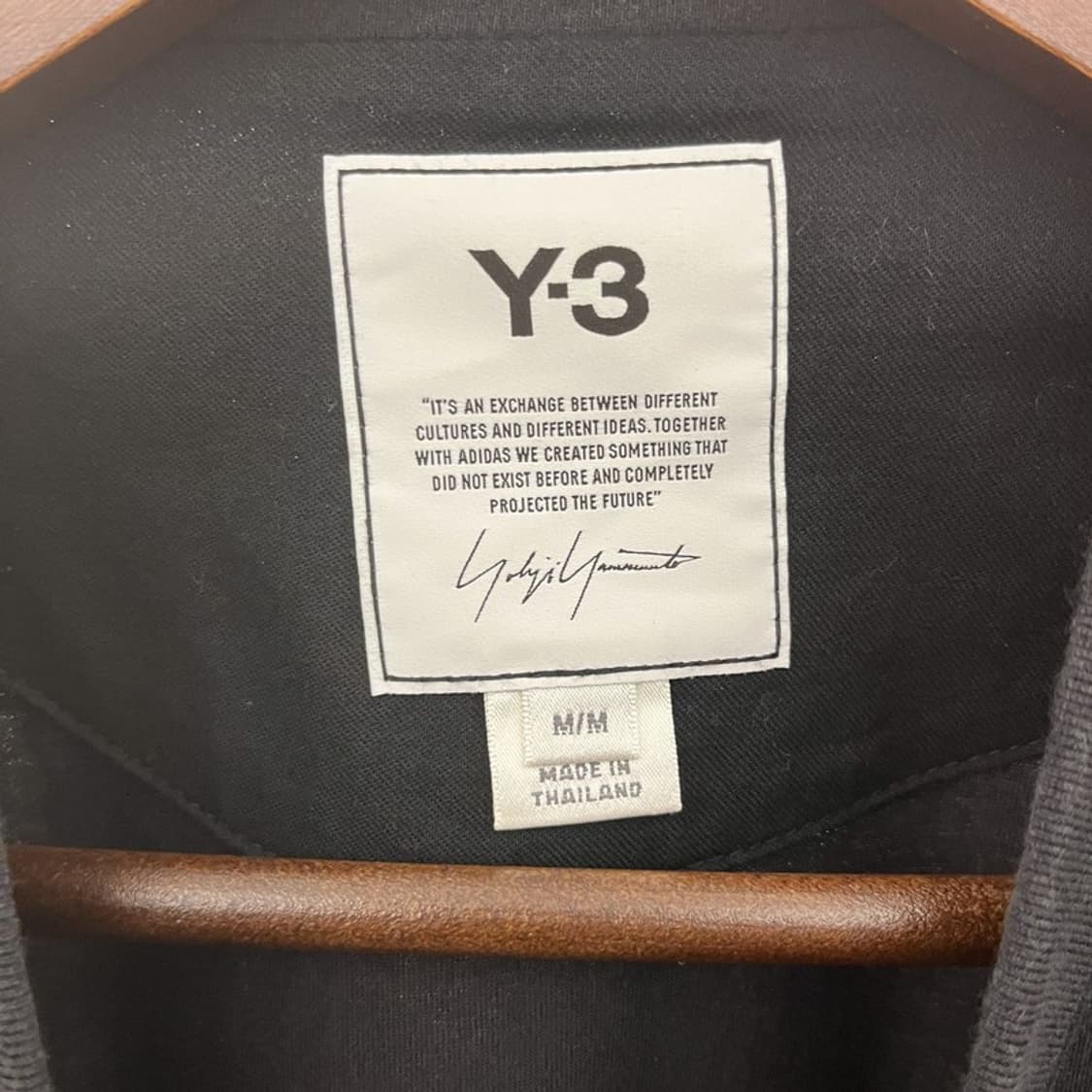 요지야먀모트 Y-3 아디다스 무지 올블랙 반팔티 M C11397 상품이미지5