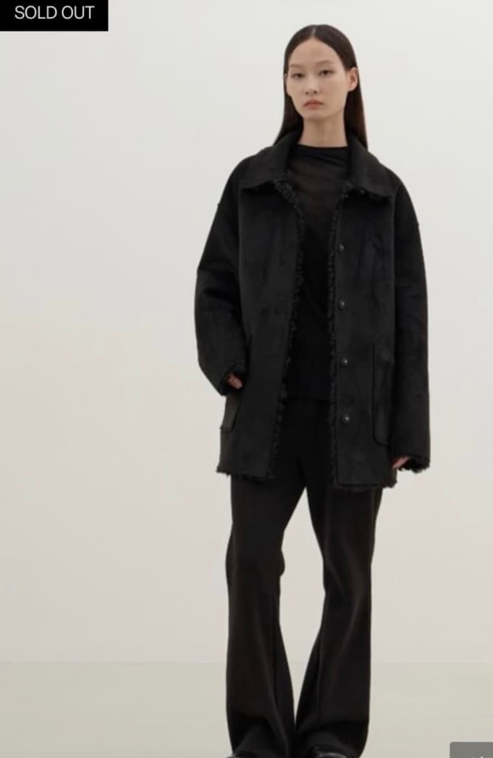 eql by essential 리버시블 시어링 퍼 자켓 상품이미지5