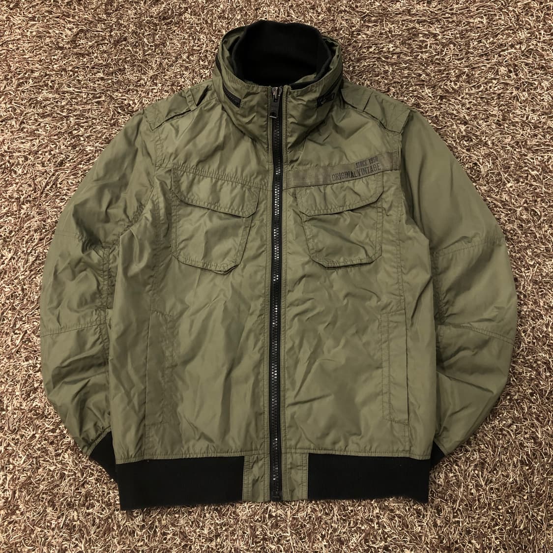 버커루 나일론 블루종 자켓 상품이미지1